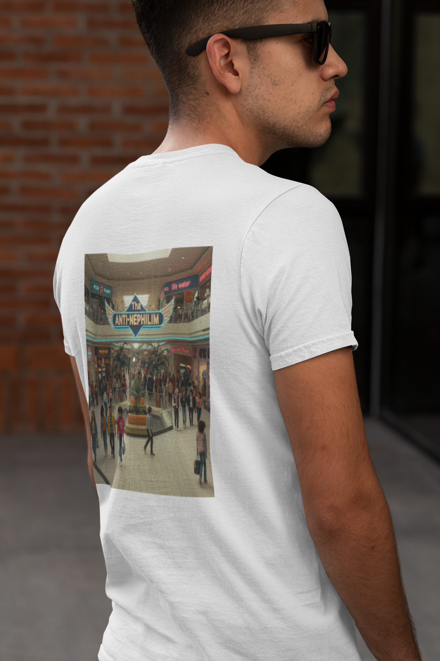 Retro mall anti nephilim t shirt (unisex), Kirk Ave. Apparel