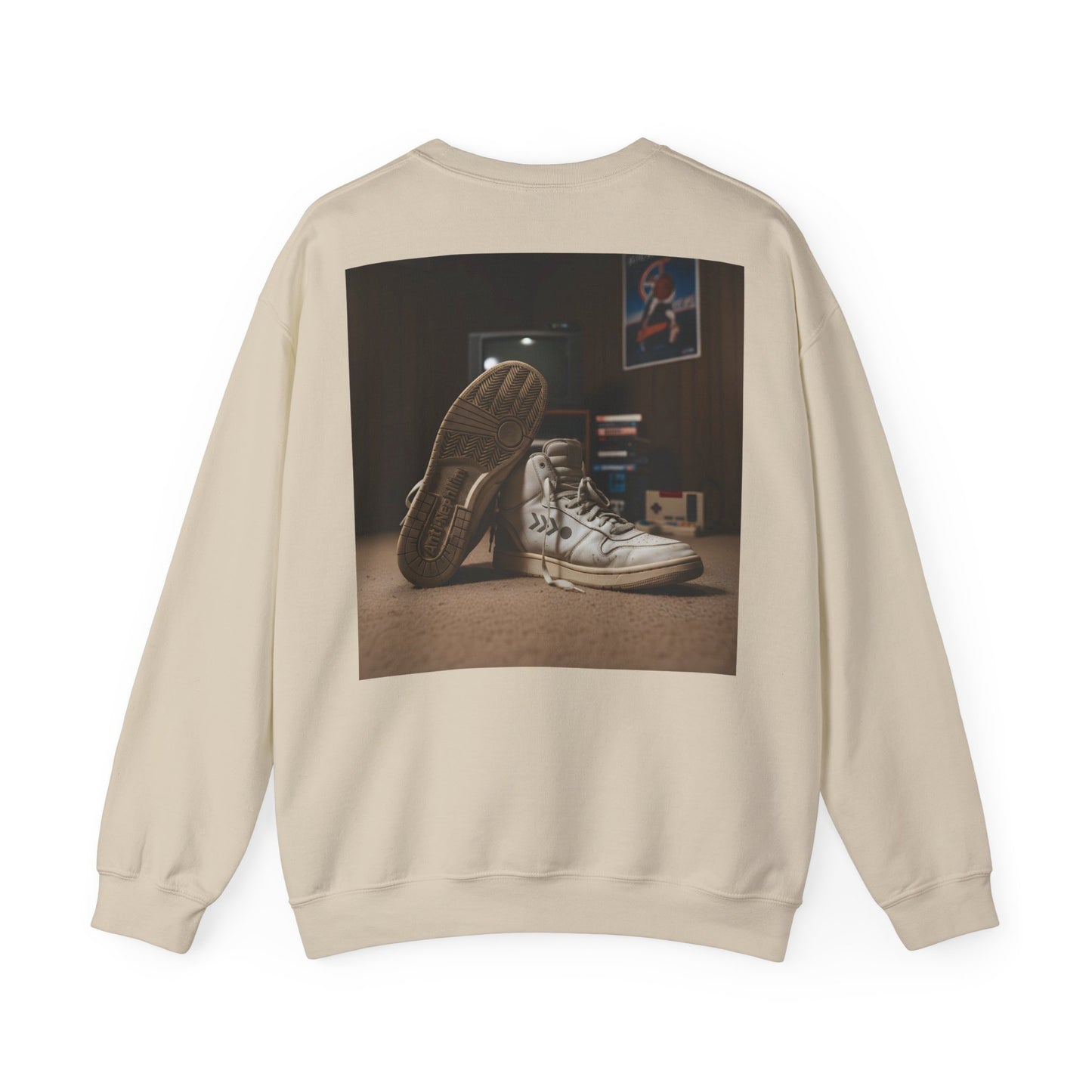 Vintage sneakers anti nephilim sweatshirt (unisex), Kirk Ave. Apparel