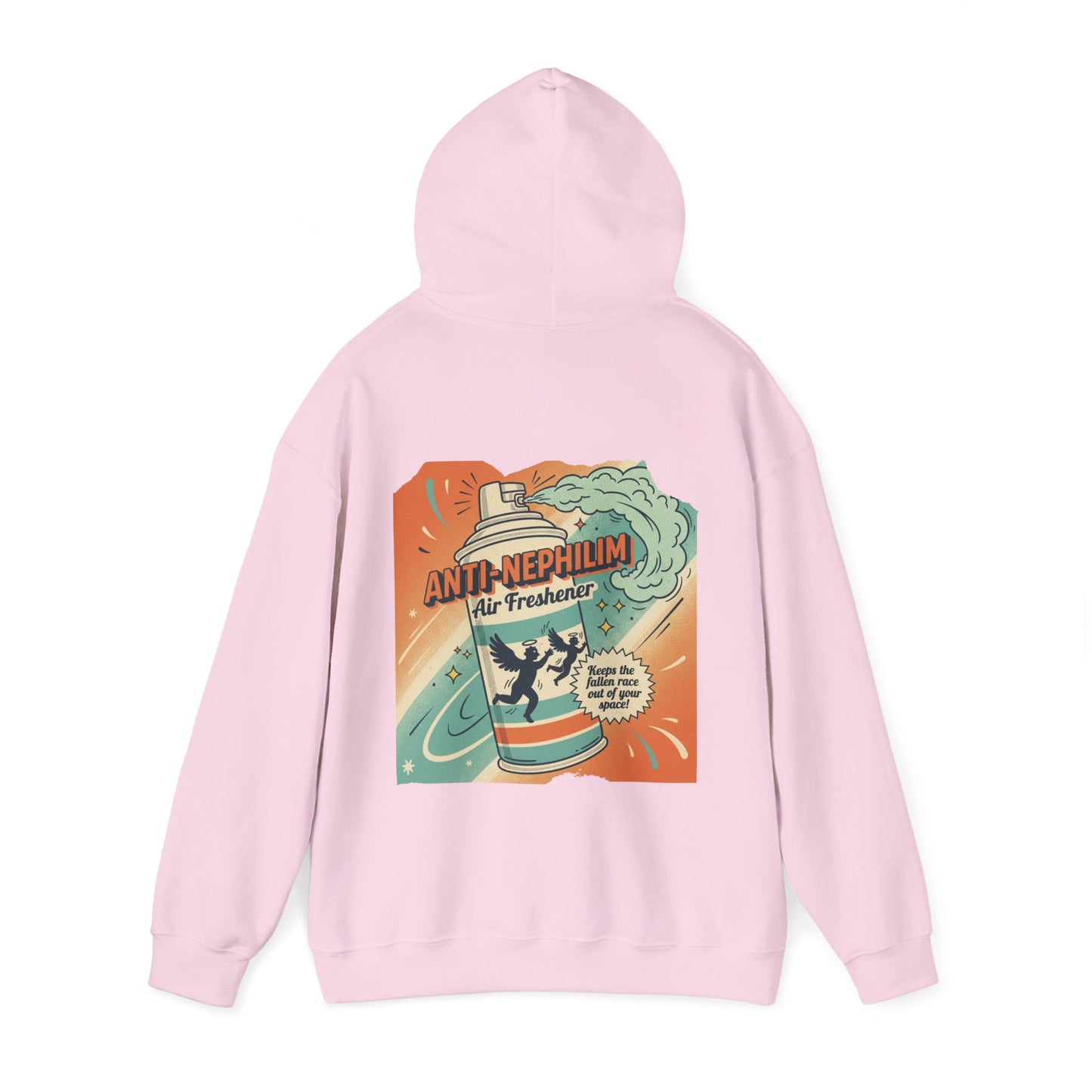 Retro anti nephilim air freshener hoodie (unisex), Kirk Ave. Apparel