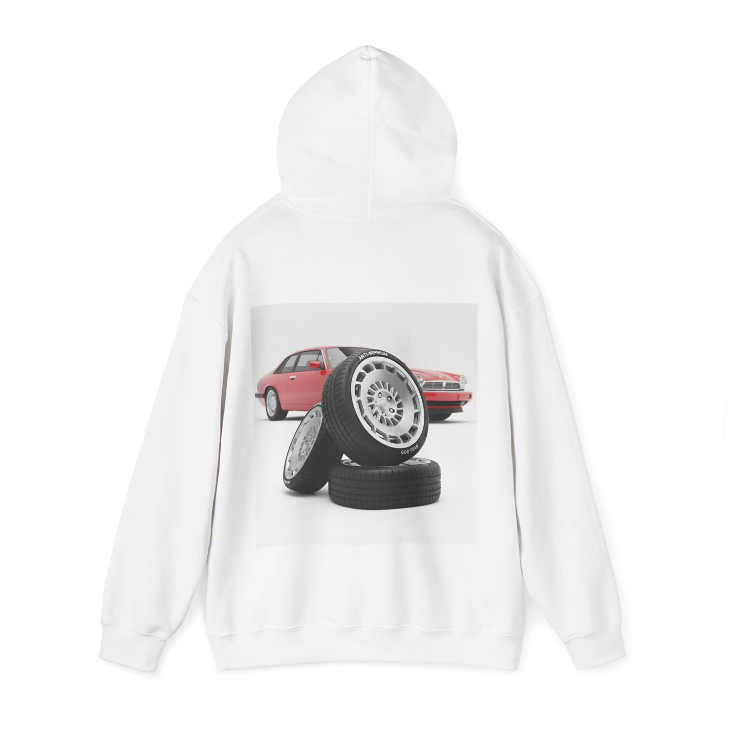 Retro sports car anti nephilim hoodie (unisex), Kirk Ave. Apparel