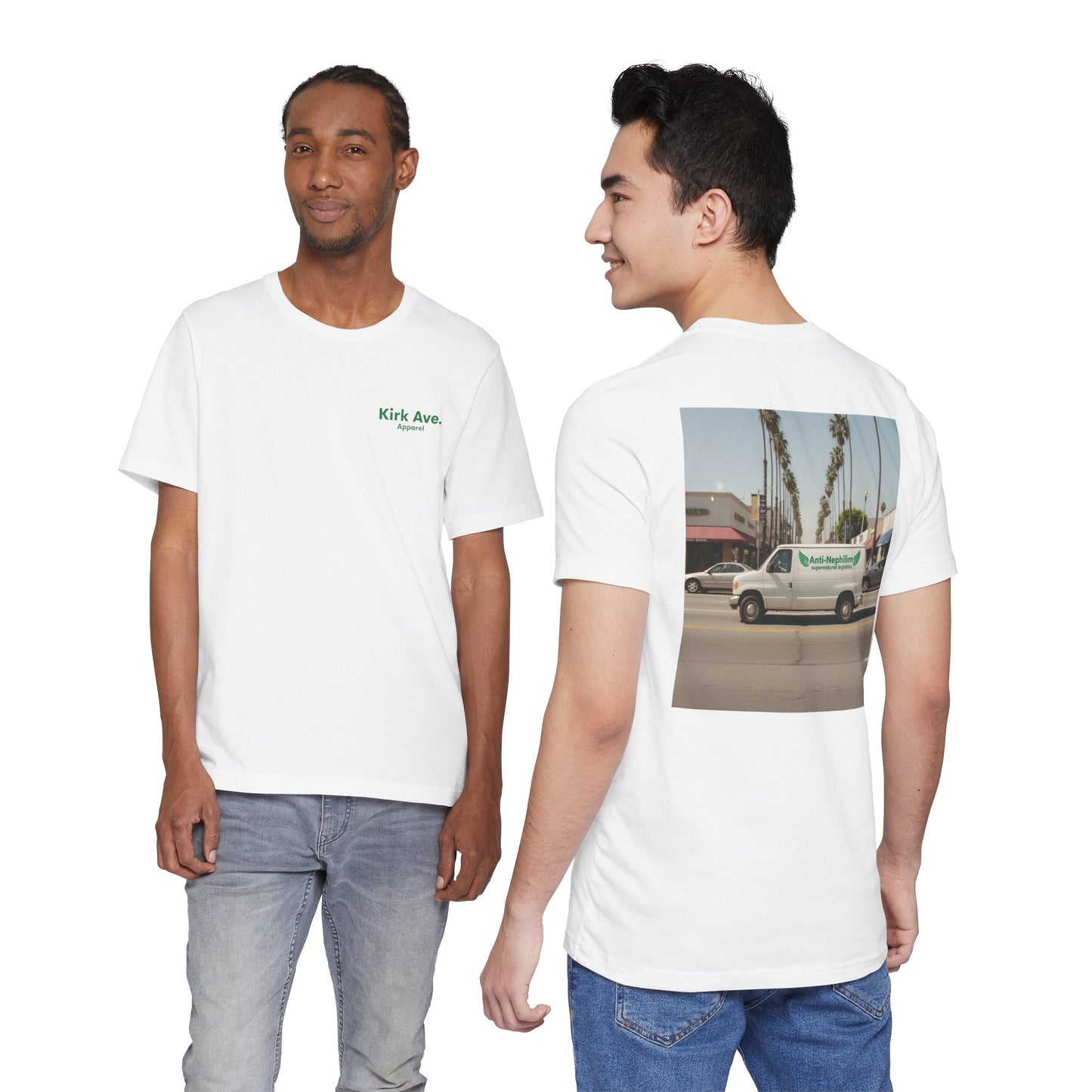 90s California Van anti-nephilim t shirt (unisex), Kirk Ave. Apparel