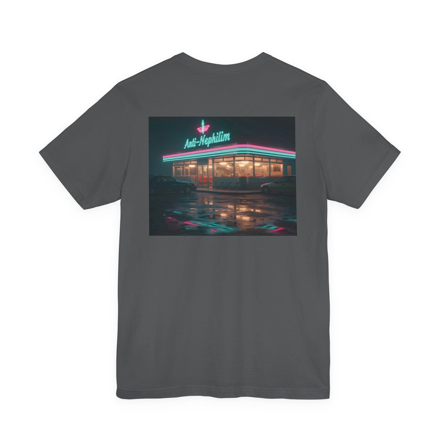 Retro diner anti nephilim t-shirt (unisex), Kirk Ave. Apparel