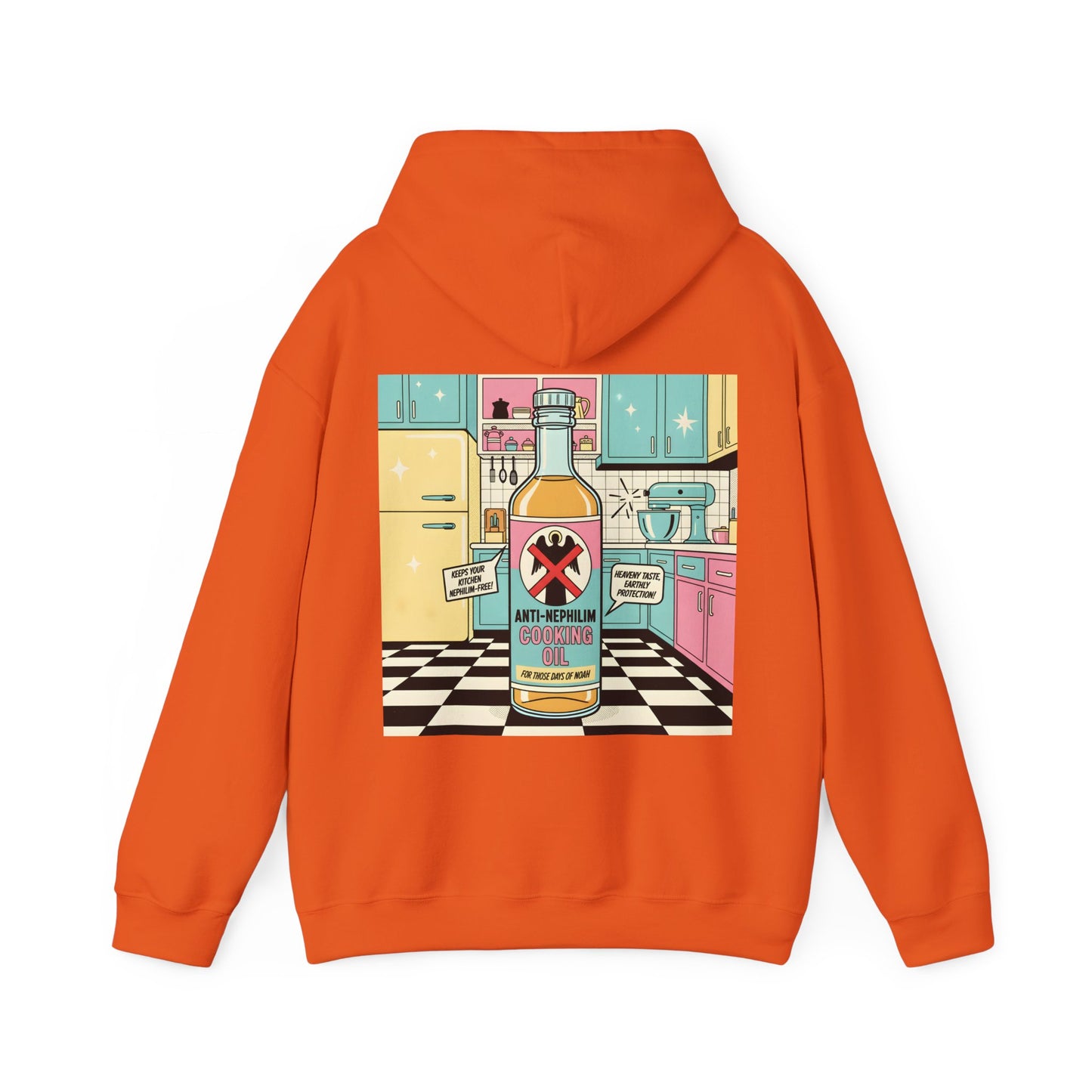 Retro kitchen anti nephilim hoodie (unisex), Kirk Ave. Apparel