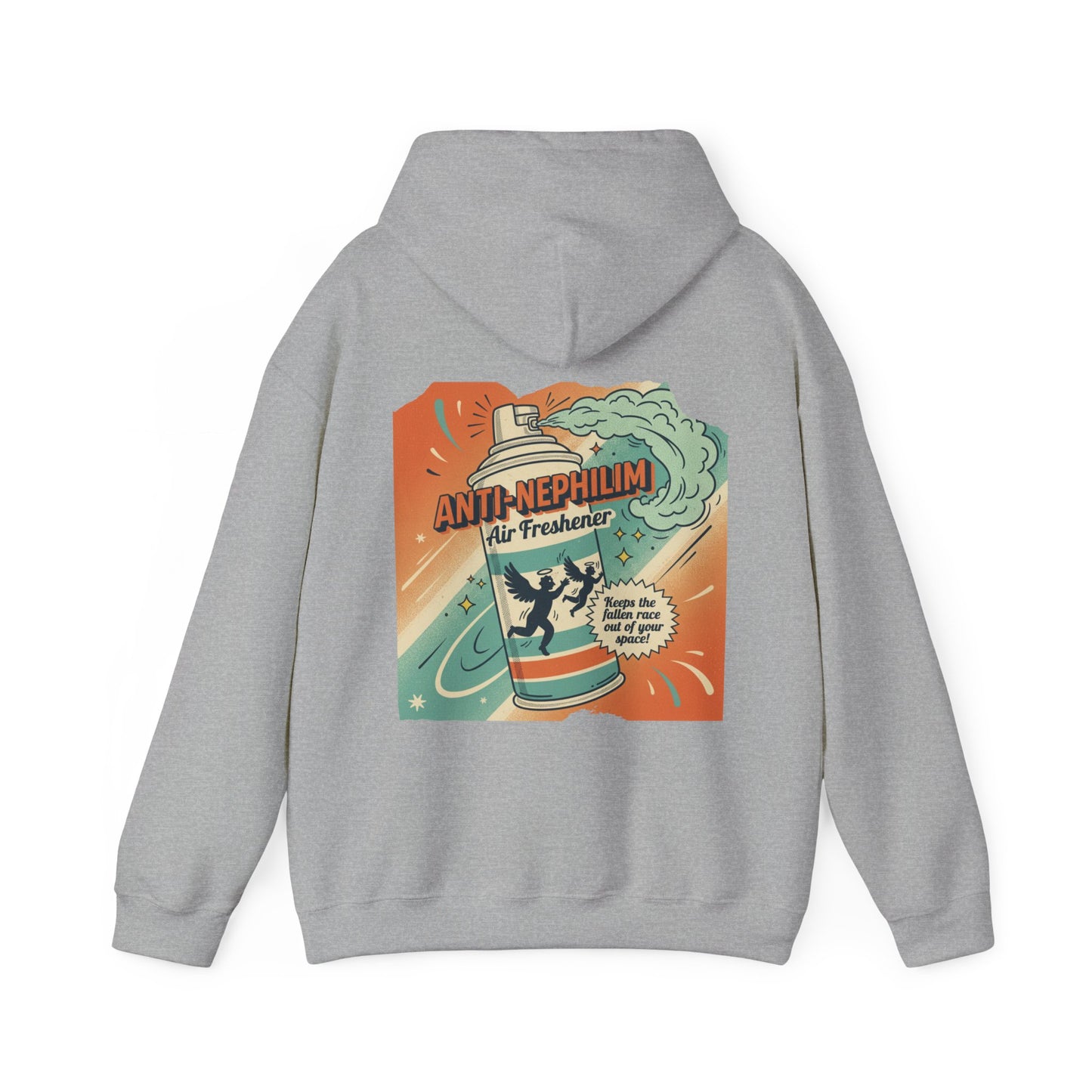 Retro anti nephilim air freshener hoodie (unisex), Kirk Ave. Apparel