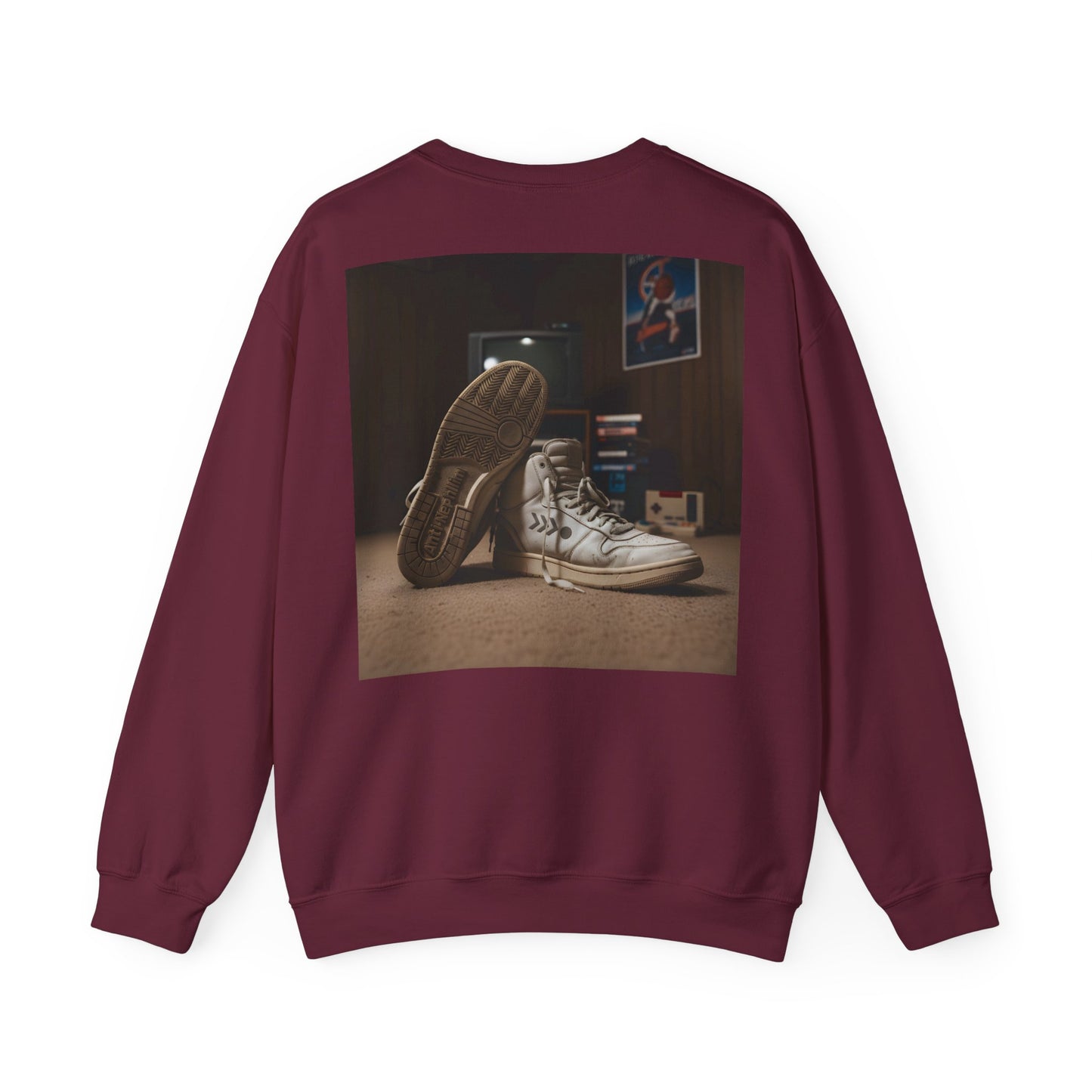 Vintage sneakers anti nephilim sweatshirt (unisex), Kirk Ave. Apparel