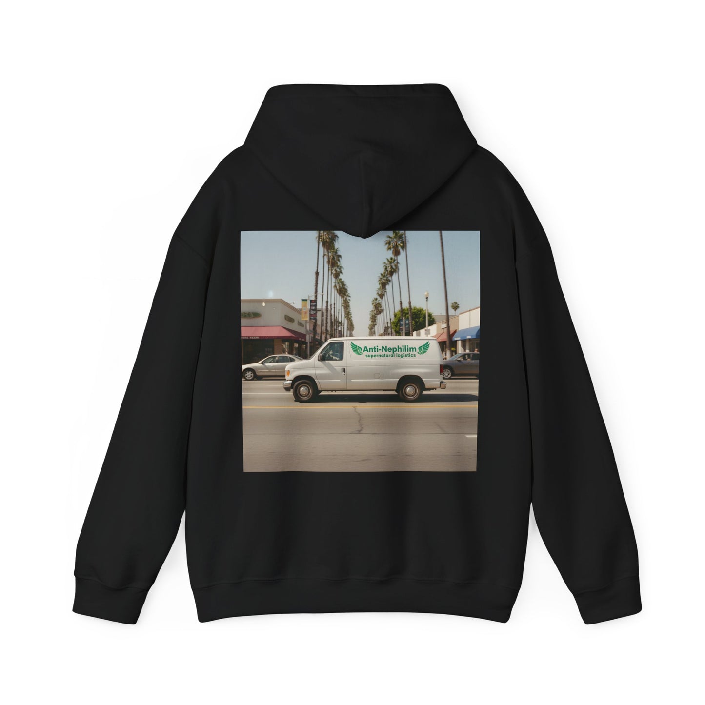 90s California Van anti-nephilim hoodie (unisex), Kirk Ave. Apparel