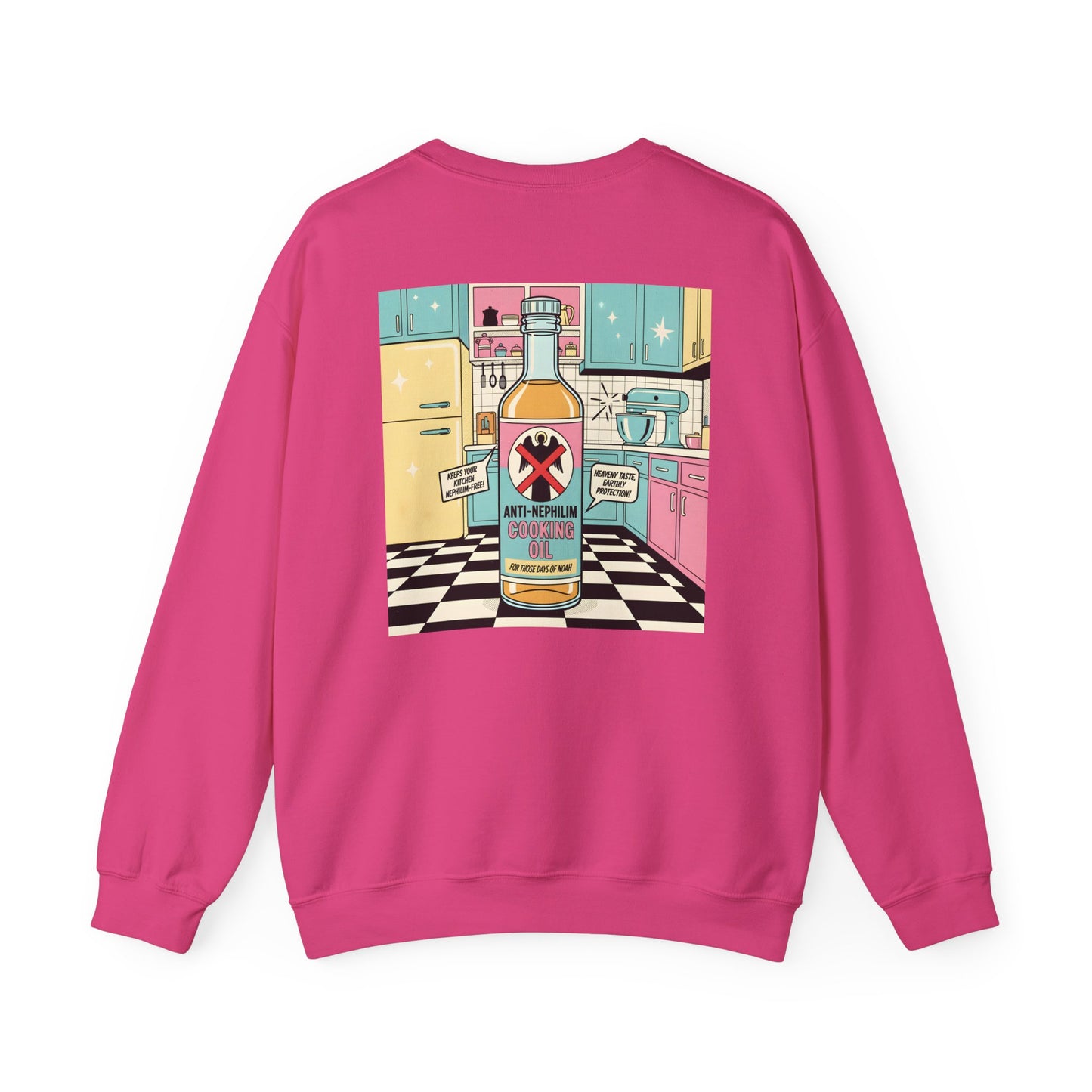 Retro kitchen anti nephilim sweatshirt (unisex), Kirk Ave. Apparel