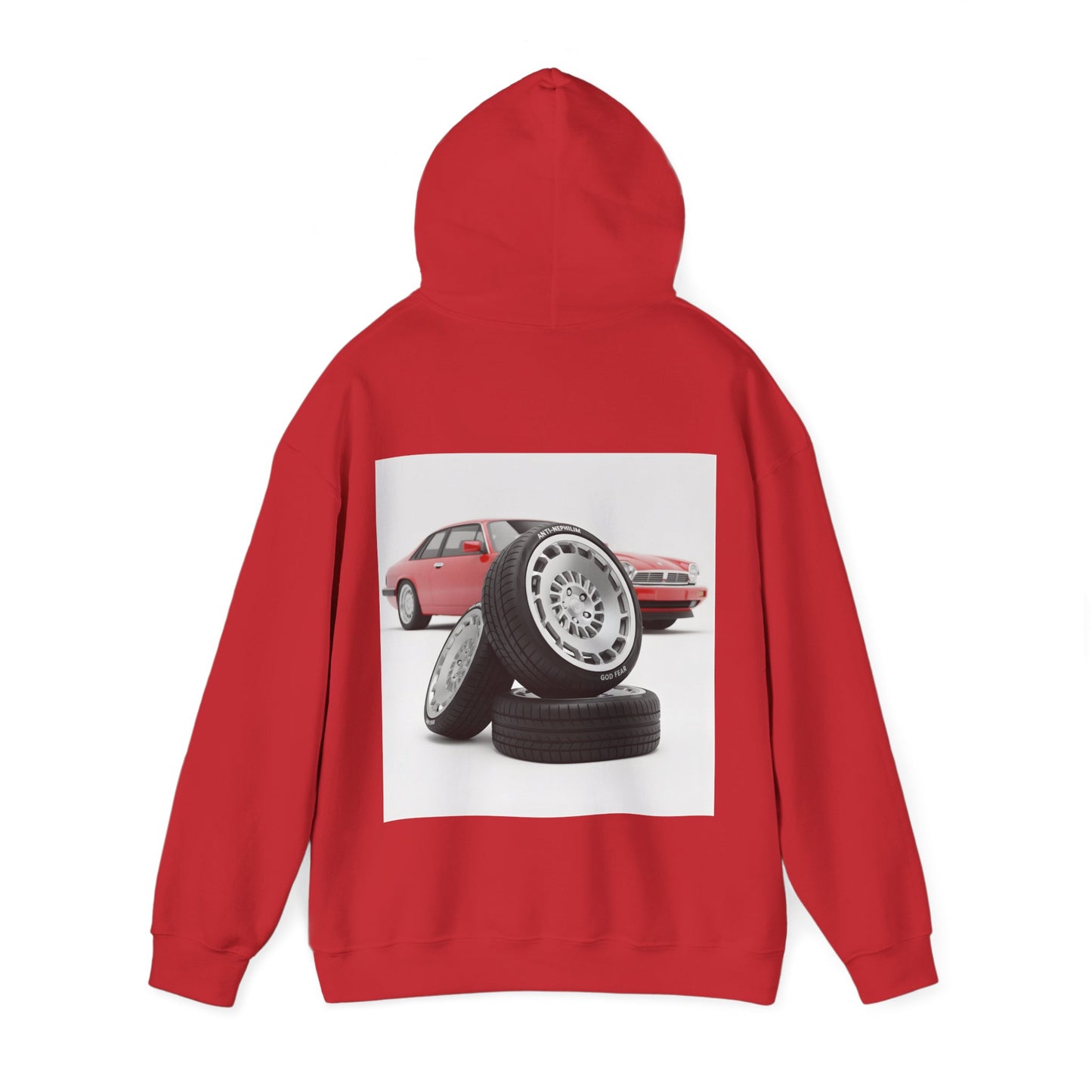 Retro sports car anti nephilim hoodie (unisex), Kirk Ave. Apparel