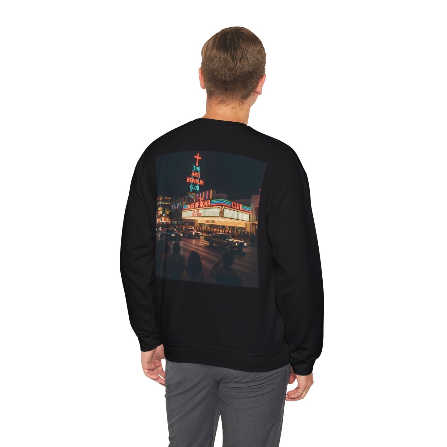 Vintage casino anti nephilim sweatshirt (unisex), Kirk Ave. Apparel