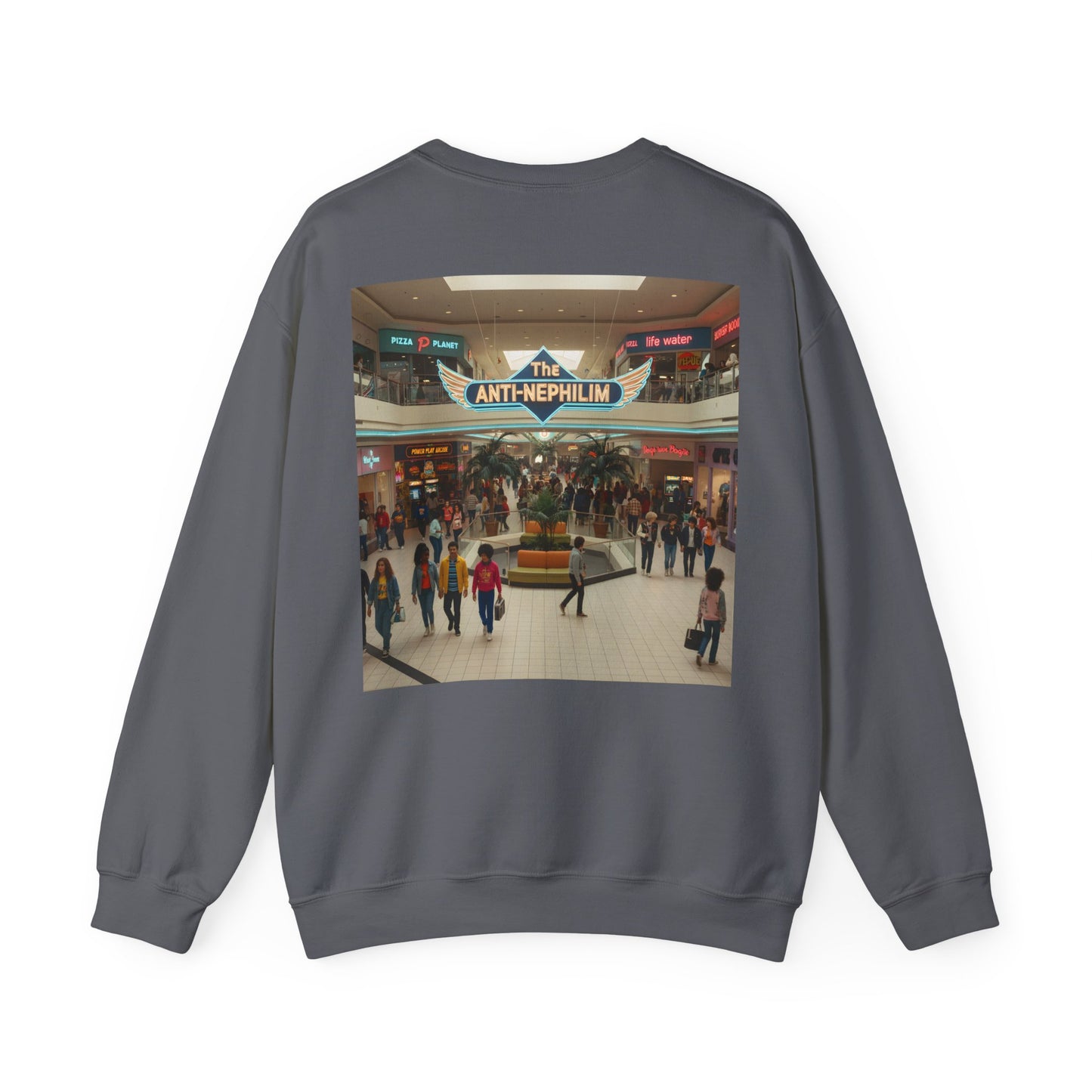 Retro mall anti nephilim sweatshirt (unisex), Kirk Ave. Apparel