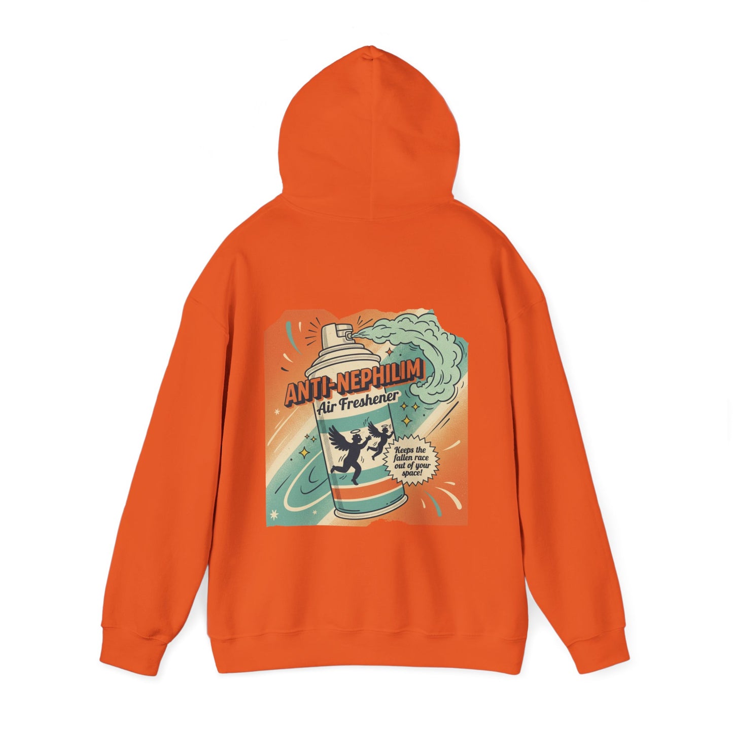 Retro anti nephilim air freshener hoodie (unisex), Kirk Ave. Apparel