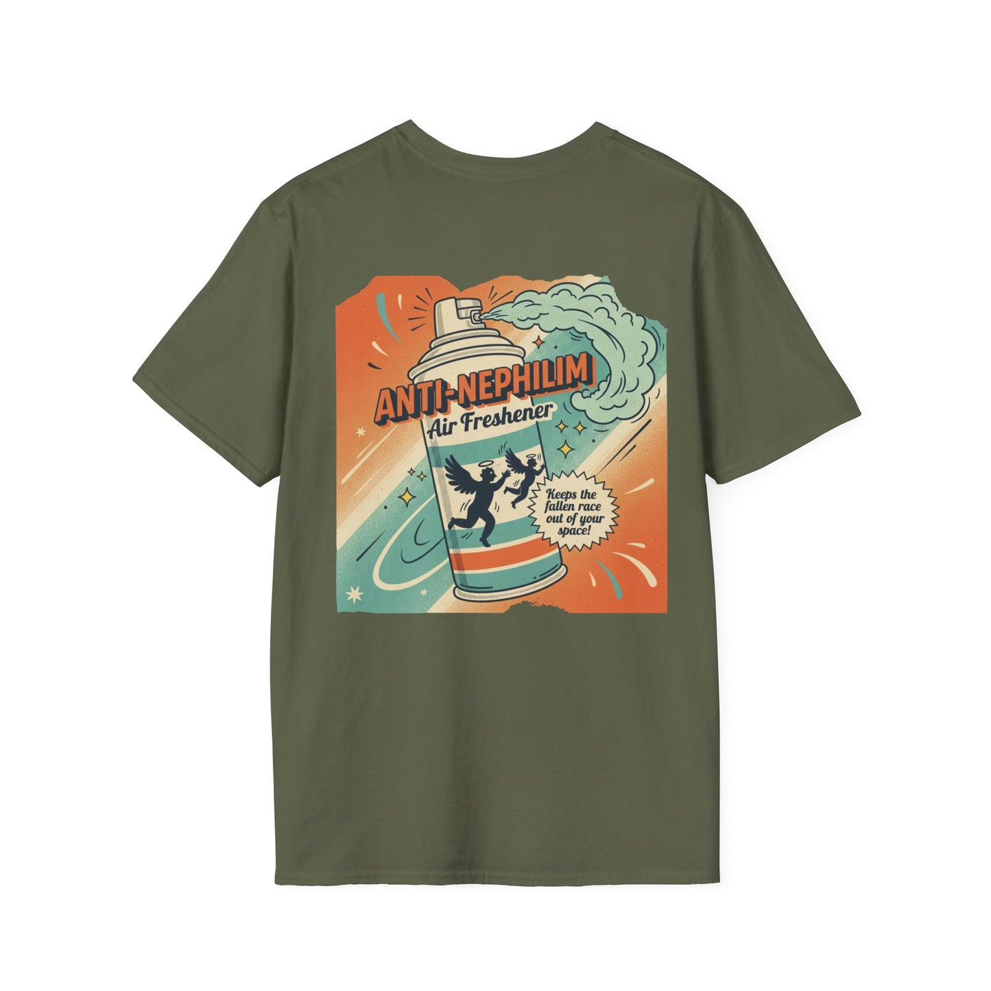 Retro anti nephilim air freshener t shirt (unisex), Kirk Ave. Apparel