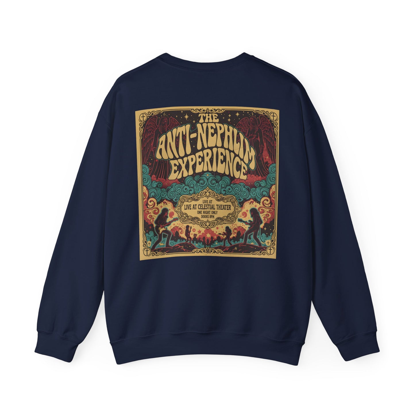 Retro concert poster anti nephilim sweatshirt (unisex), Kirk Ave. Apparel