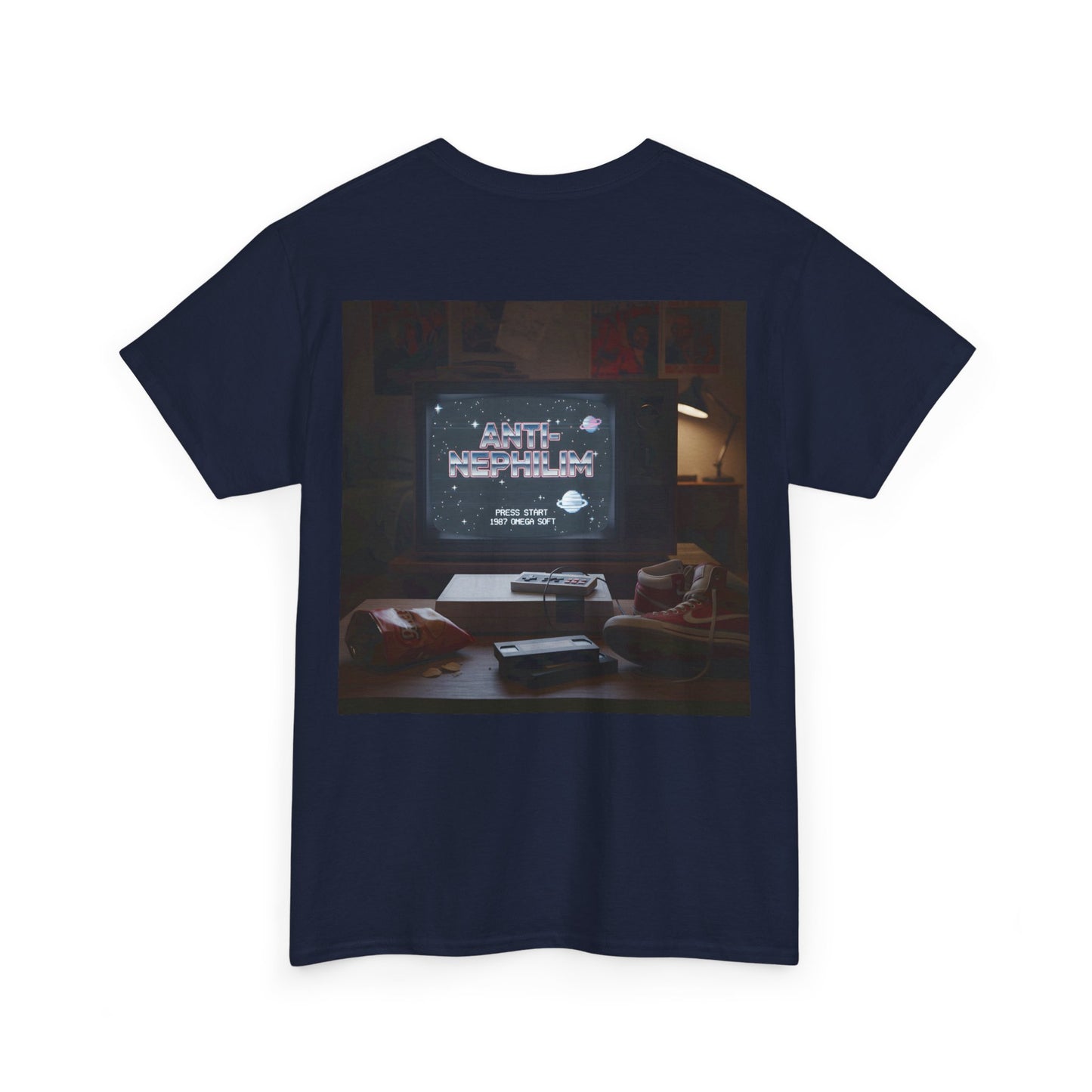 Retro gamer anti-nephilim t shirt (unisex), Kirk Ave. Apparel