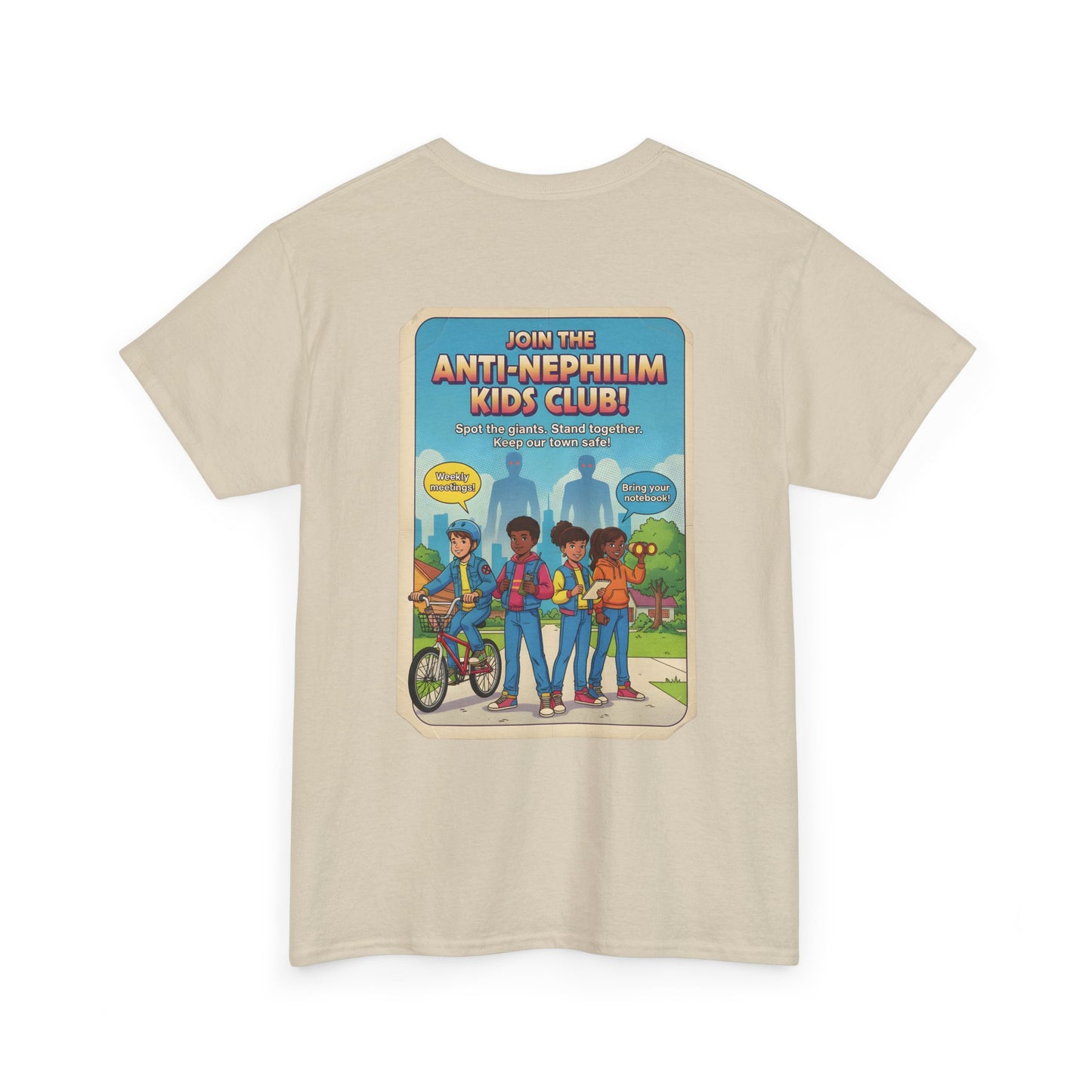 Retro anti nephilim kids club t shirt (unisex), Kirk Ave. Apparel