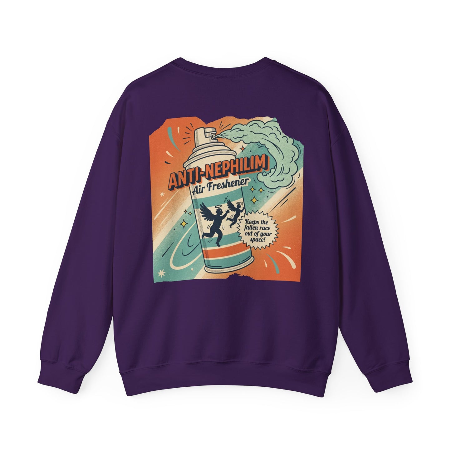 Retro anti nephilim air freshener sweatshirt (unisex), Kirk Ave. Apparel