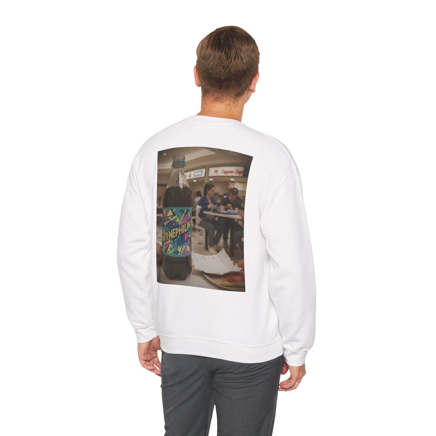 Kirk Ave. Apparel logo anti nephilim soda sweatshirt (unisex)