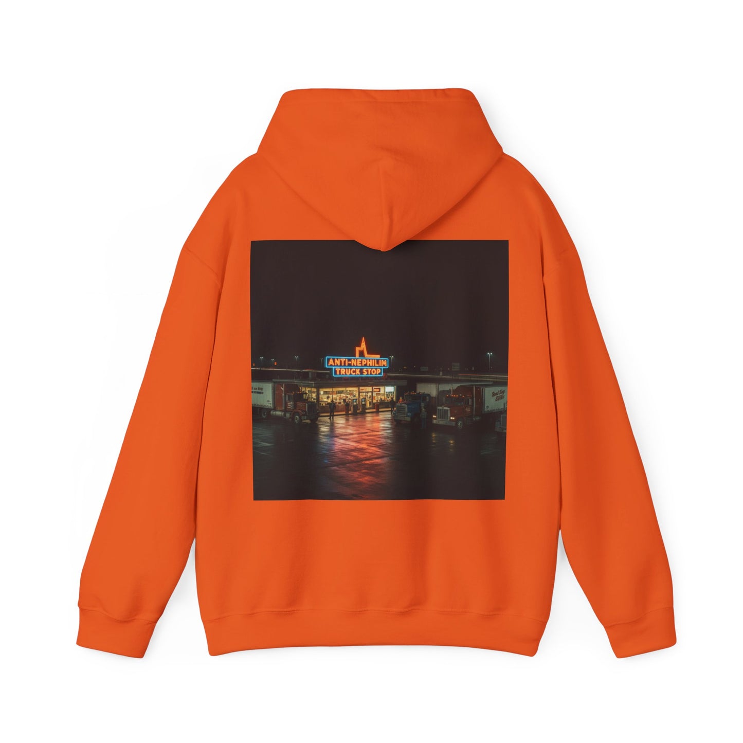 Retro truck stop anti nephilim hoodie (unisex), Kirk Ave. Apparel
