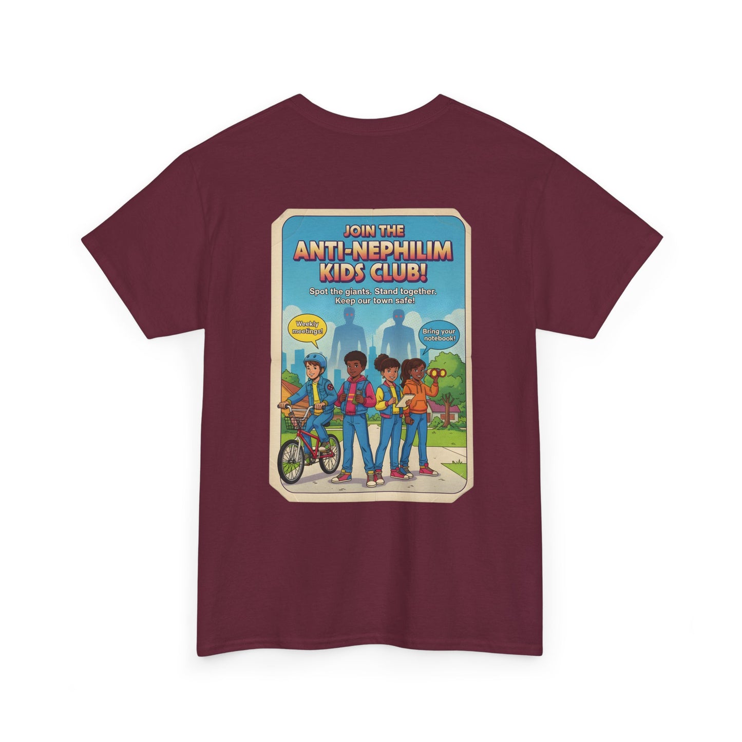 Retro anti nephilim kids club t shirt (unisex), Kirk Ave. Apparel