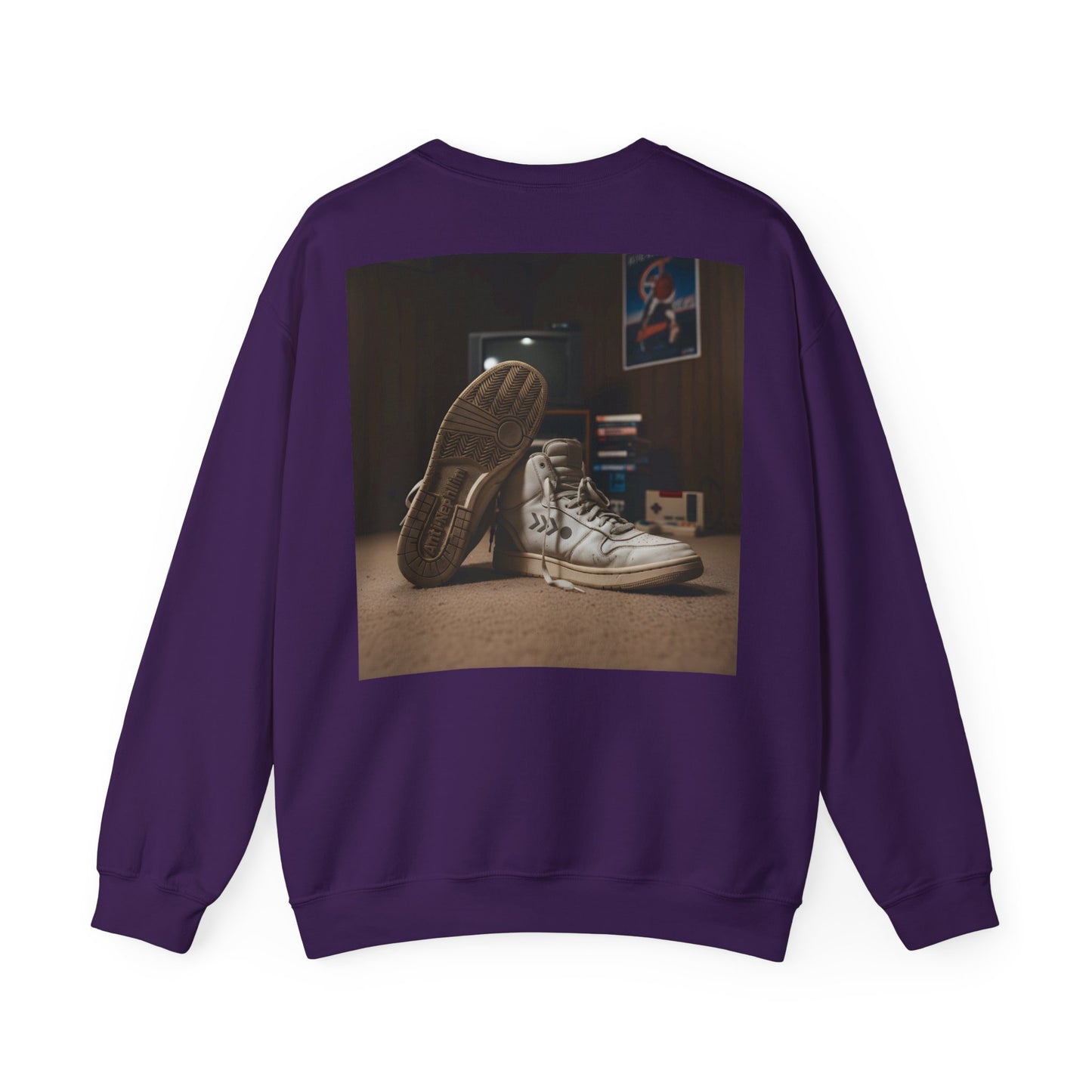 Vintage sneakers anti nephilim sweatshirt (unisex), Kirk Ave. Apparel