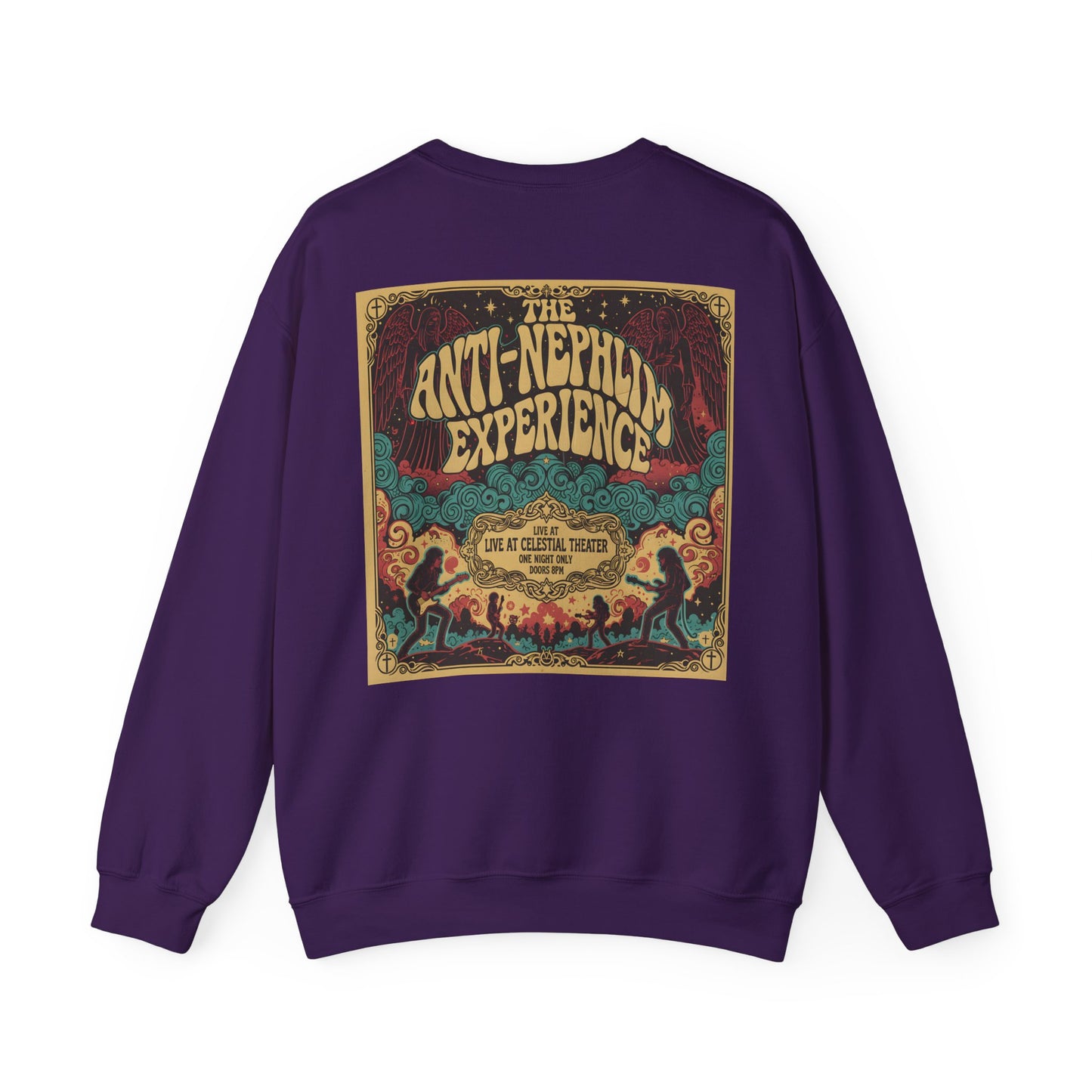 Retro concert poster anti nephilim sweatshirt (unisex), Kirk Ave. Apparel