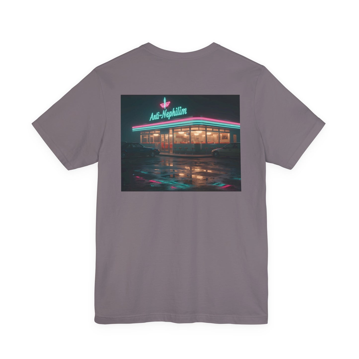 Retro diner anti nephilim t-shirt (unisex), Kirk Ave. Apparel