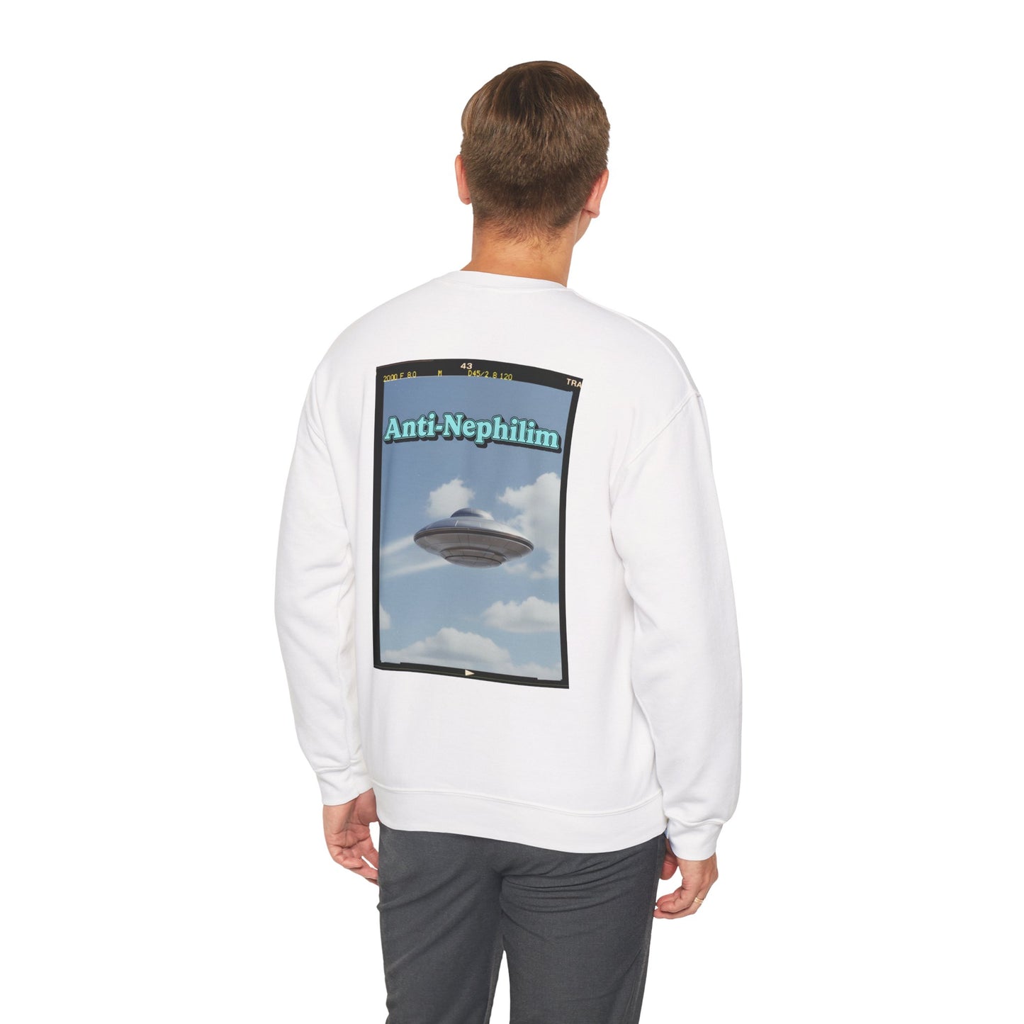 Retro anti nephilim UFO sweatshirt (unisex), Kirk Ave. Apparel