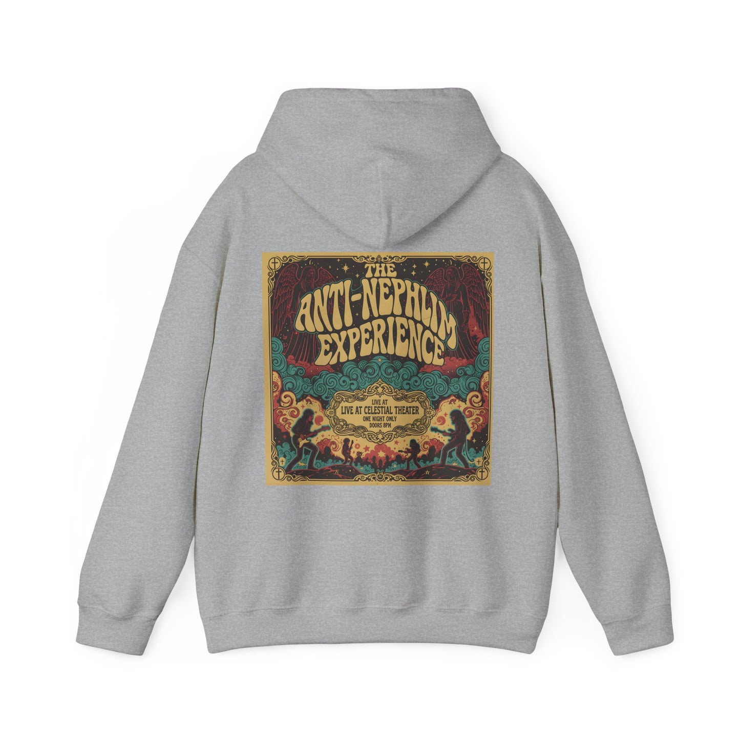Retro concert poster anti nephilim hoodie (unisex), Kirk Ave. Apparel