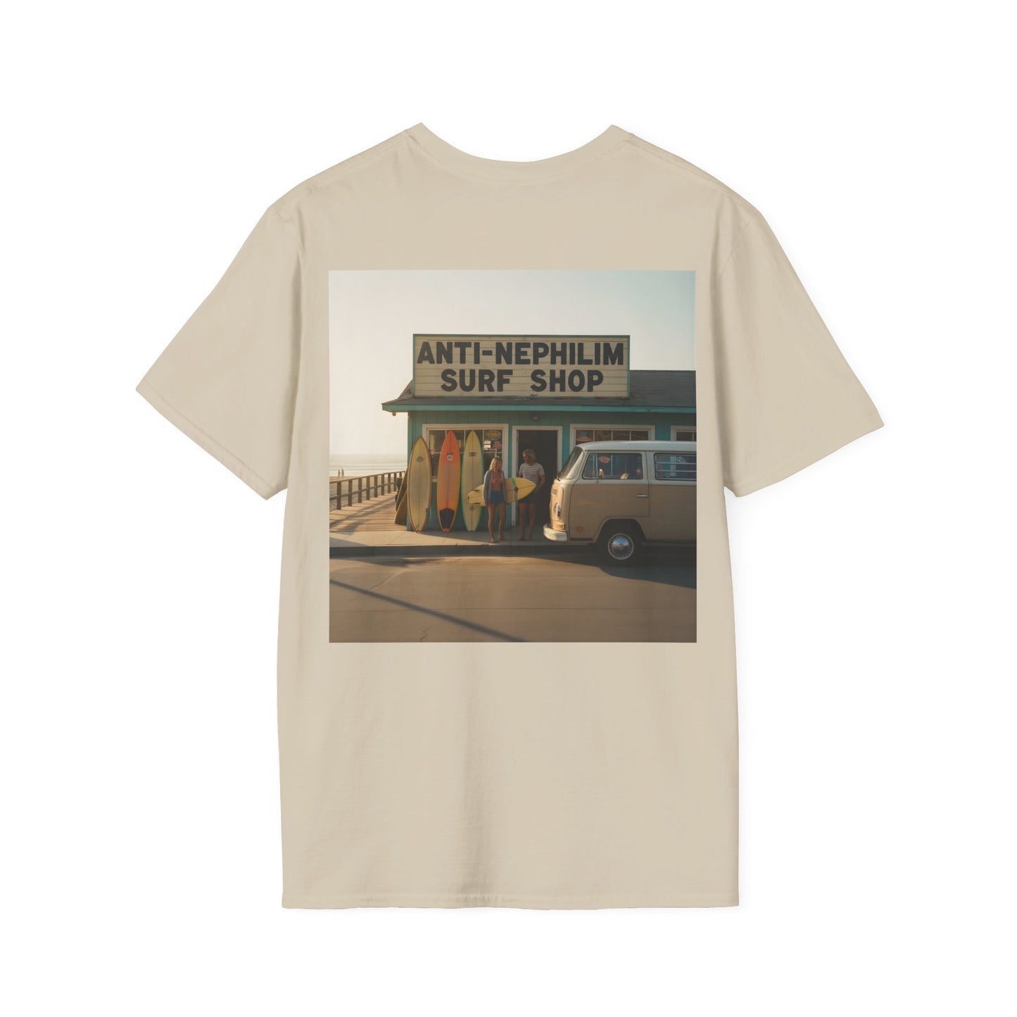 Retro surf anti nephilim t shirt (unisex), Kirk Ave. Apparel
