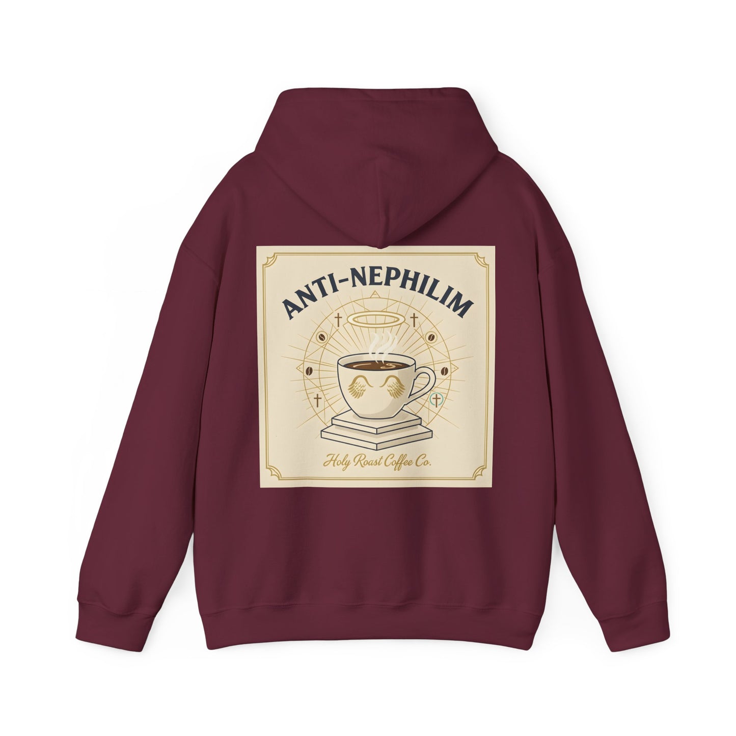 Retro coffee anti-nephilim hoodie (unisex), Kirk Ave. Apparel
