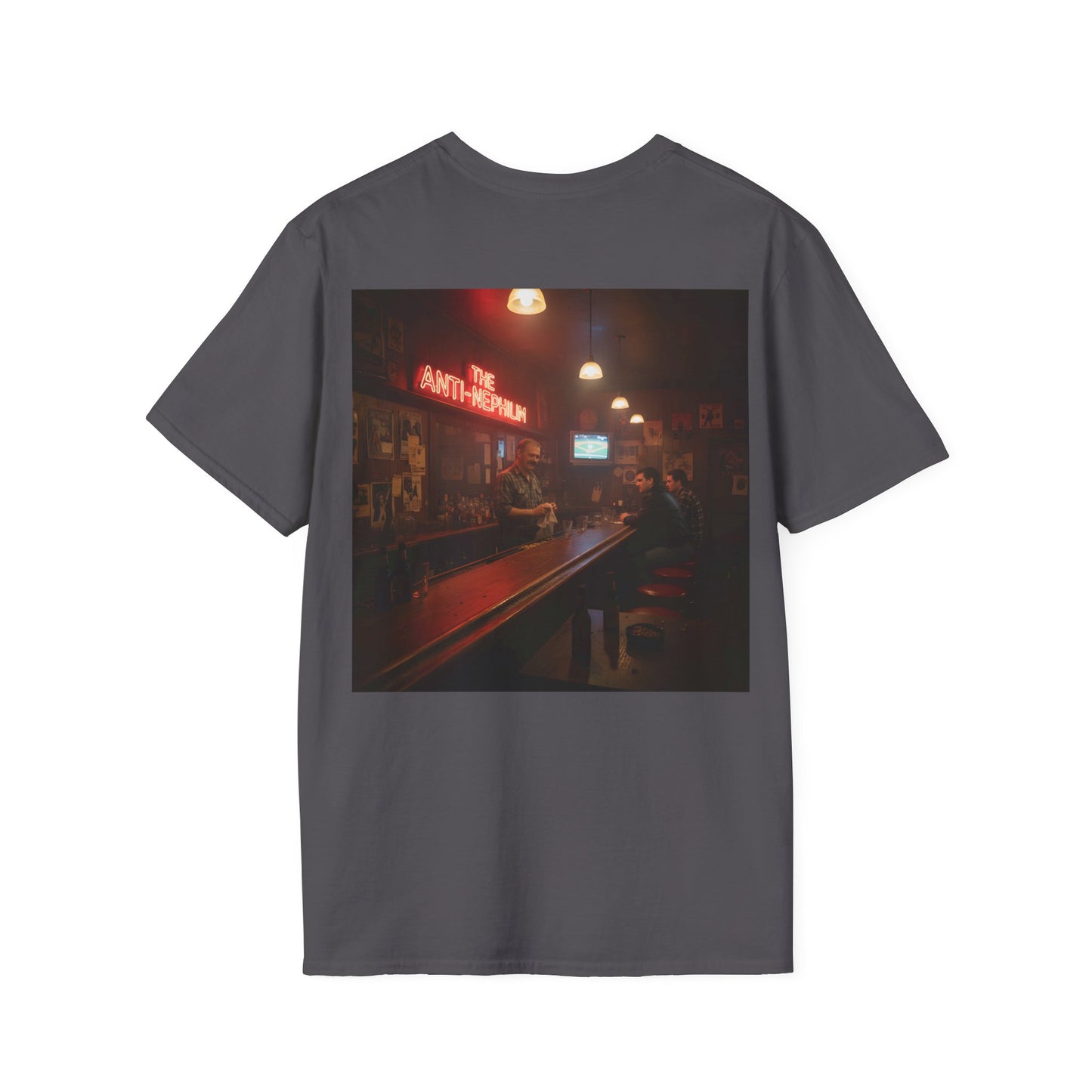 Neon bar scene anti nephilim t shirt —  Kirk Ave. Apparel