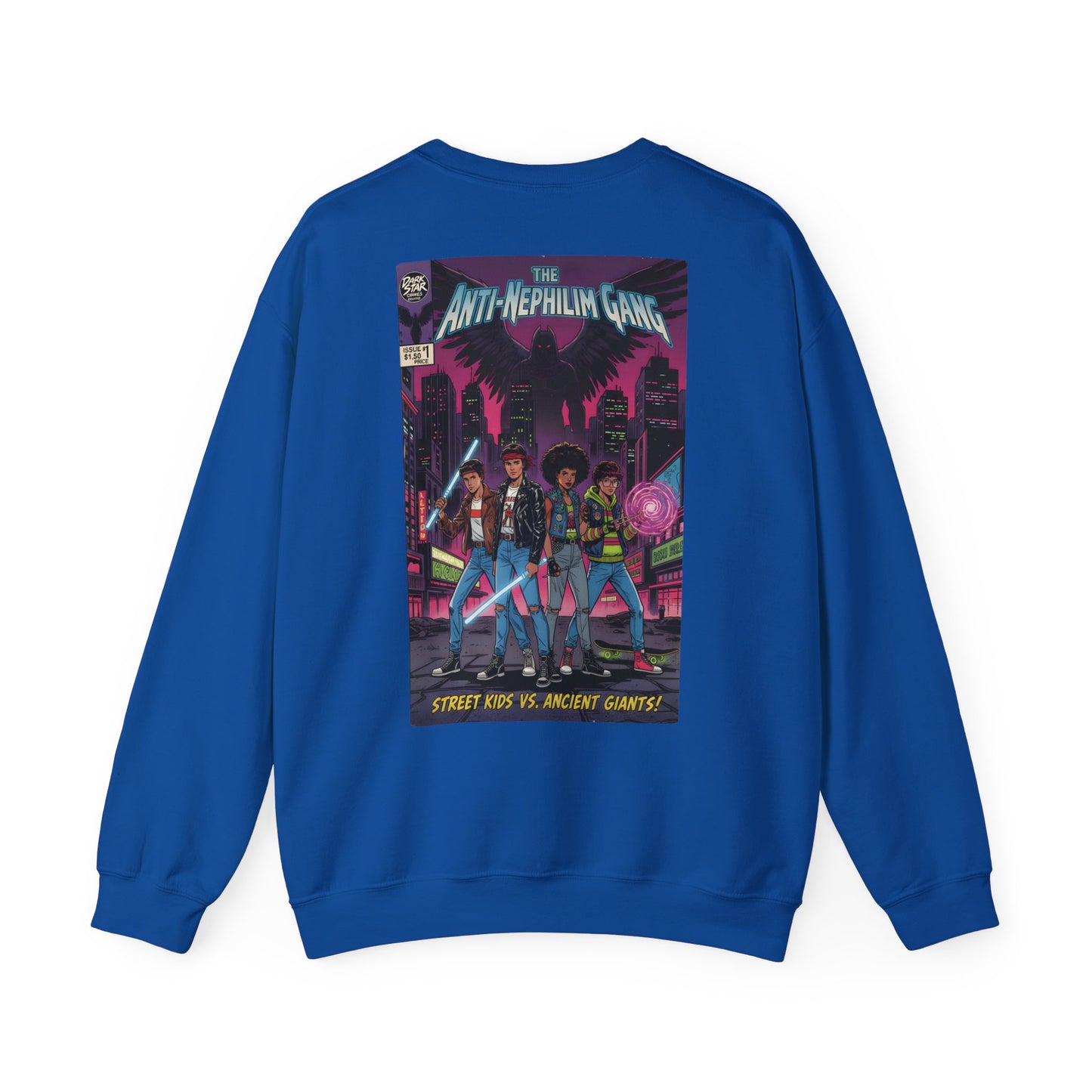 Retro comic anti nephilim sweatshirt (unisex), Kirk Ave. Apparel