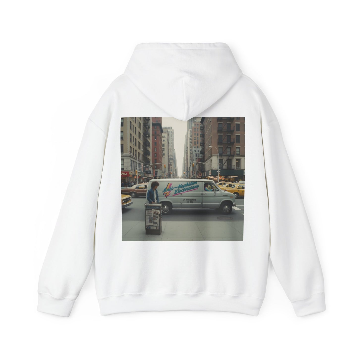 Vintage NYC anti nephilim hoodie (unisex), Kirk Ave. Apparel