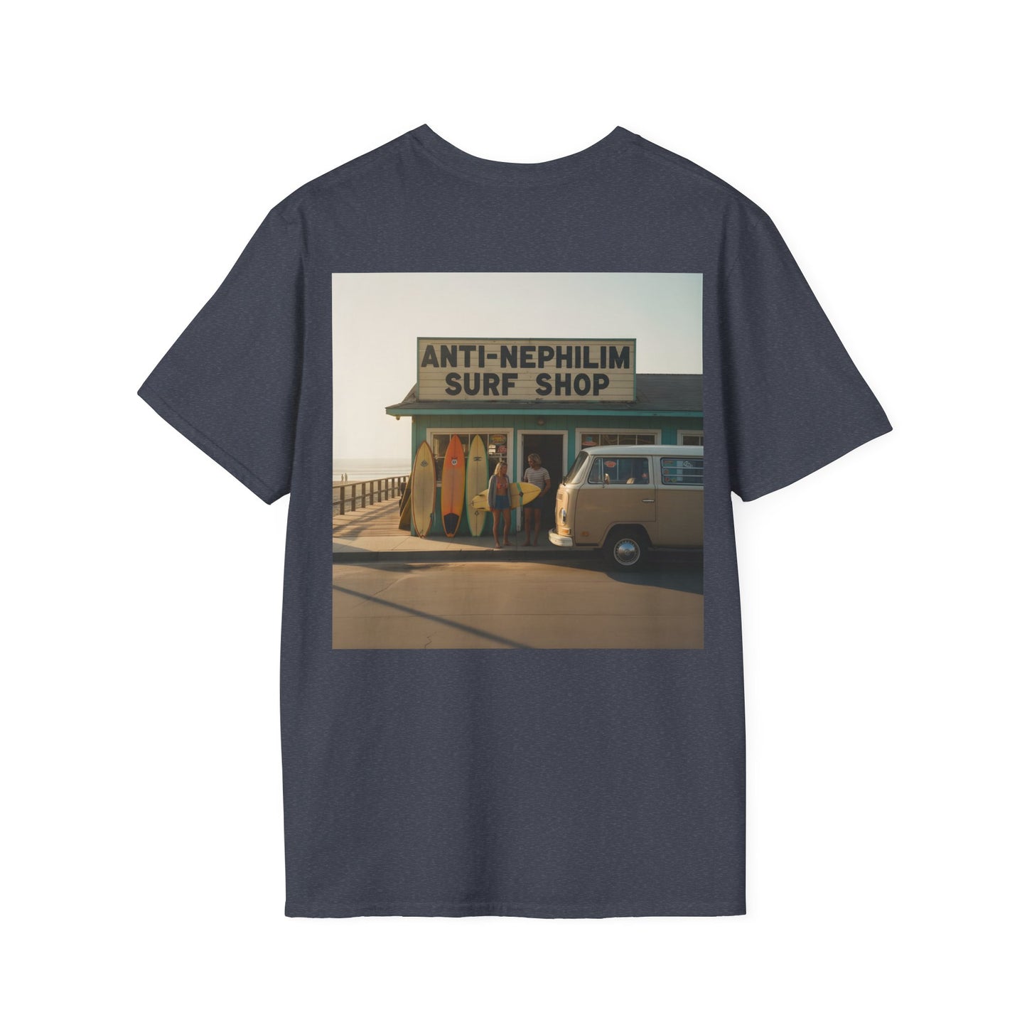 Retro surf anti nephilim t shirt (unisex), Kirk Ave. Apparel