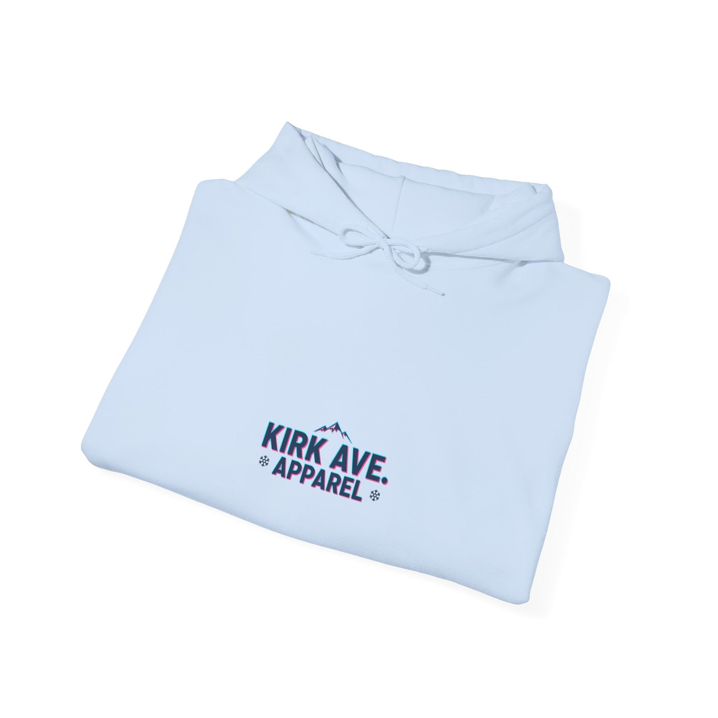 Retro ski shop anti nephilim hoodie (unisex), Kirk Ave. Apparel