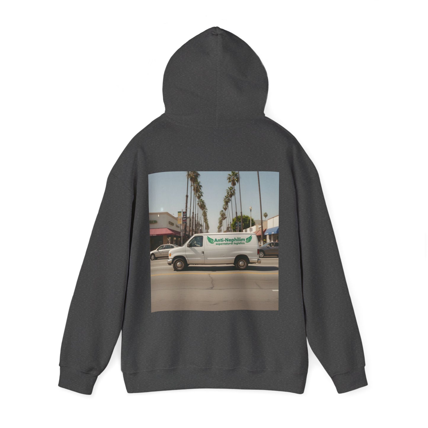 90s California Van anti-nephilim hoodie (unisex), Kirk Ave. Apparel