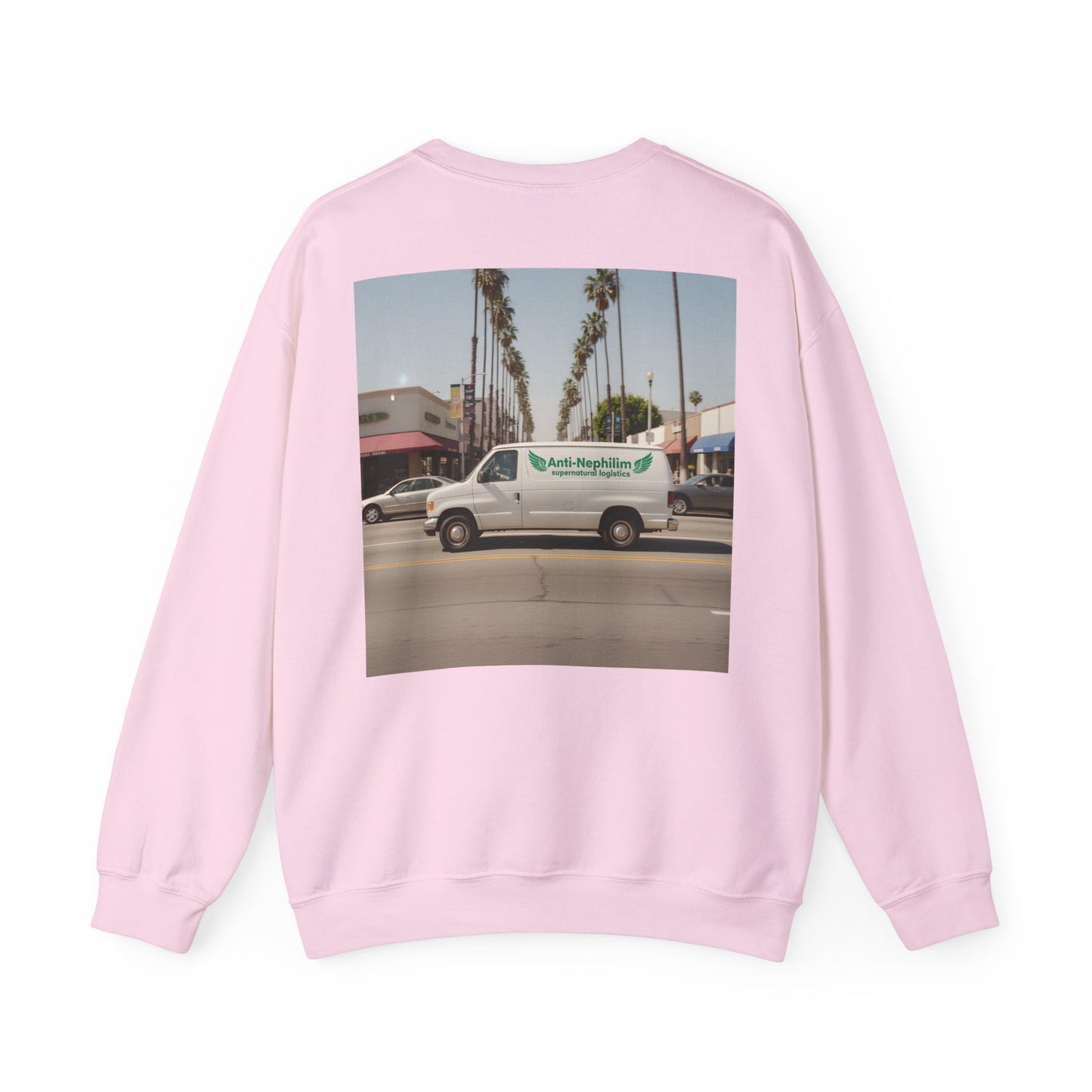90s California Van anti-nephilim sweatshirt (unisex), Kirk Ave. Apparel