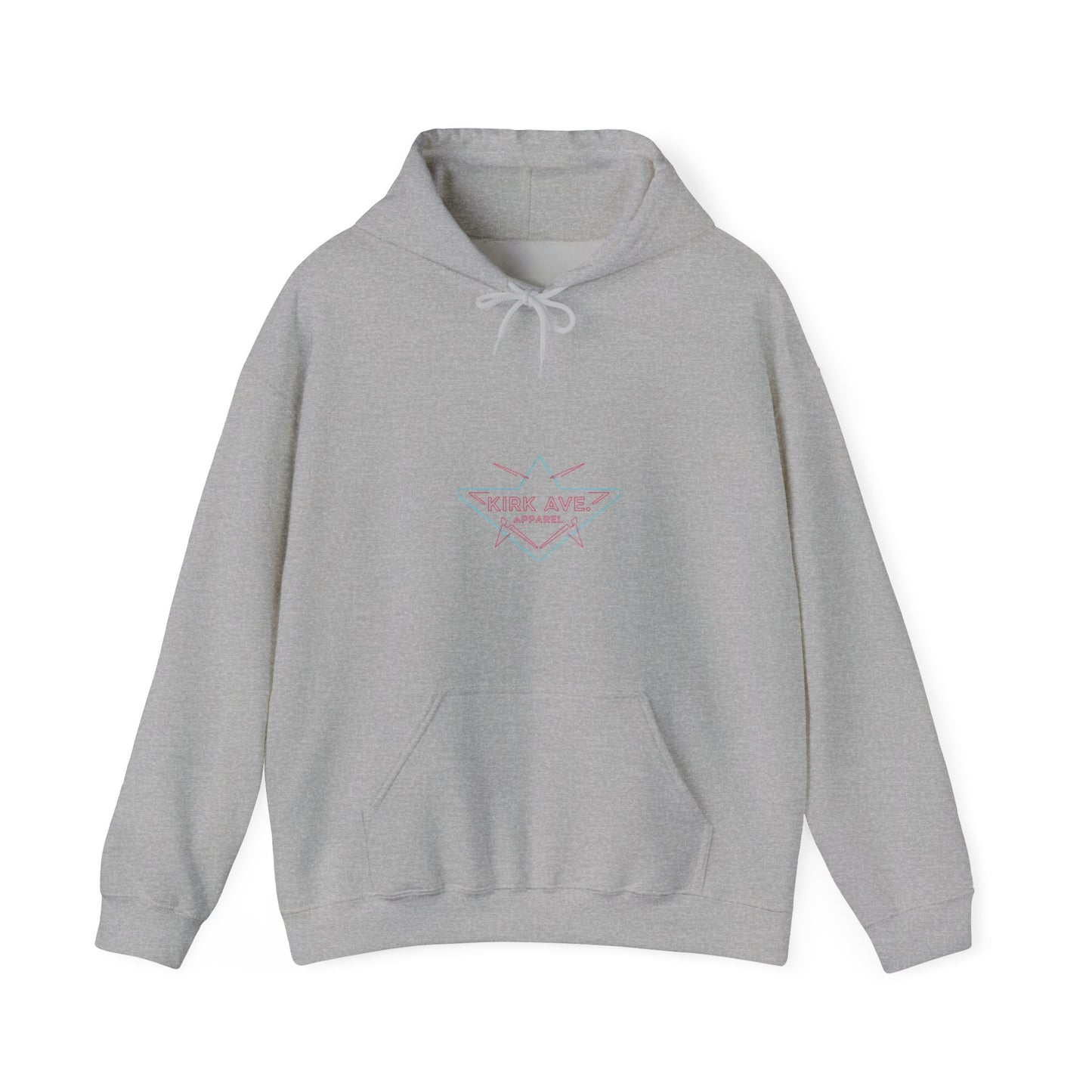 Neon 80s anti nephilim nightclub hoodie (unisex), Kirk Ave. Apparel