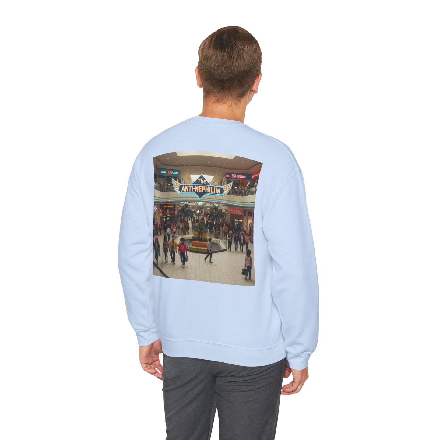 Retro mall anti nephilim sweatshirt (unisex), Kirk Ave. Apparel