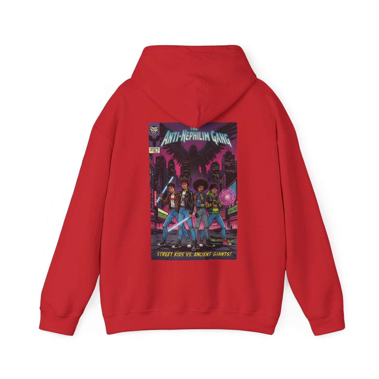 Retro comic anti nephilim hoodie (unisex), Kirk Ave. Apparel