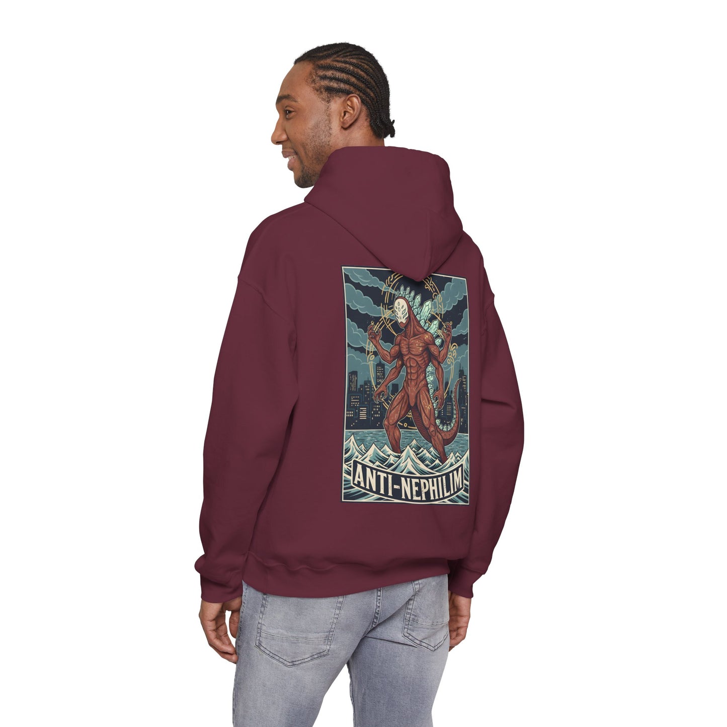 Kaiju anti nephilim hoodie (unisex), Kirk Ave. Apparel