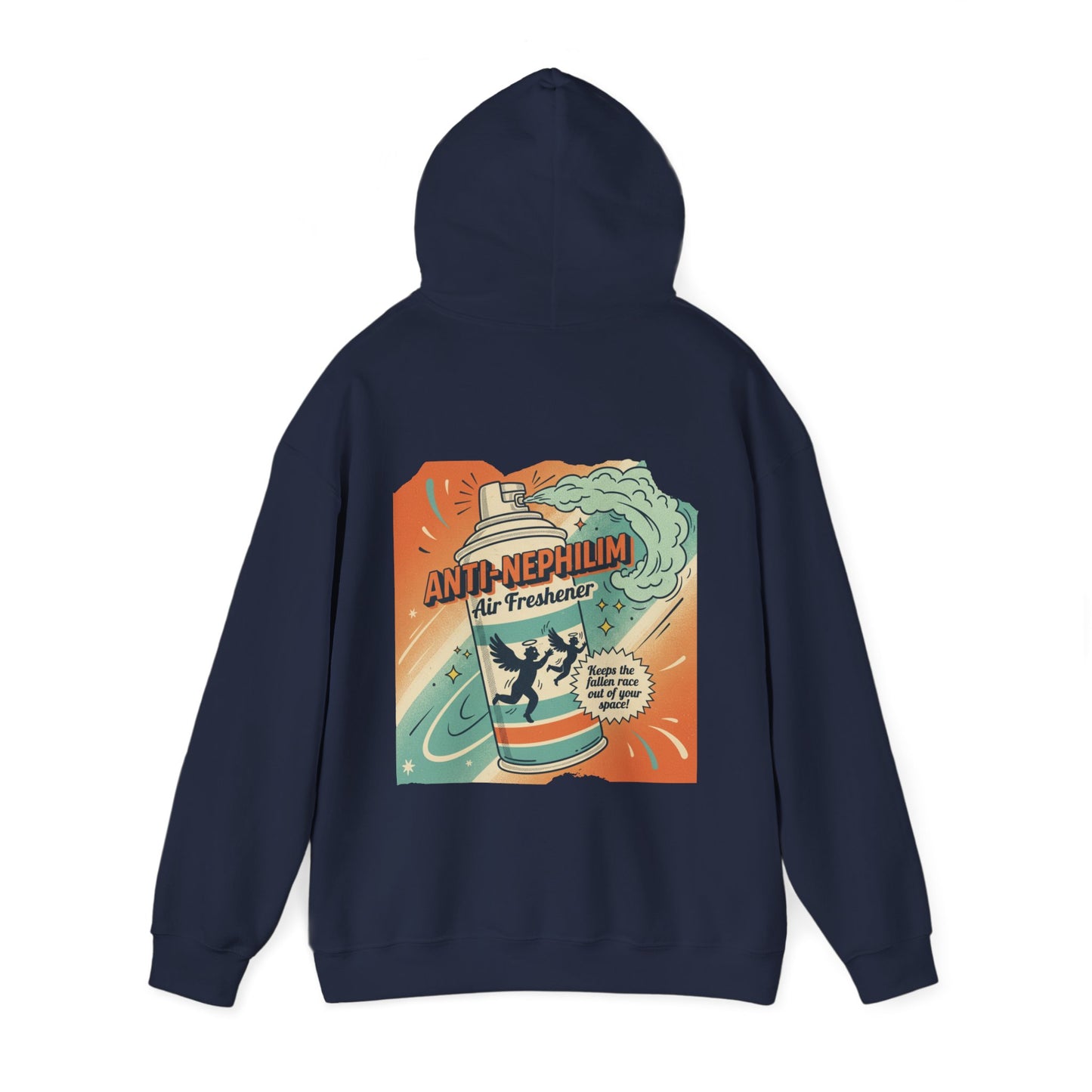 Retro anti nephilim air freshener hoodie (unisex), Kirk Ave. Apparel