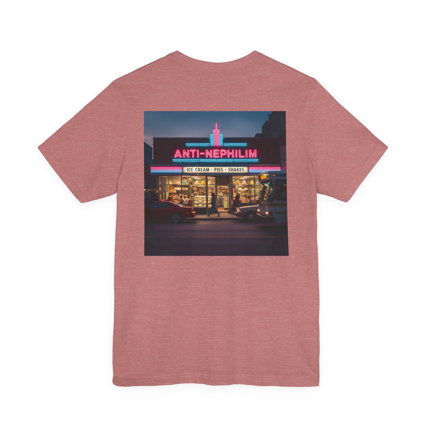 Retro dessert diner anti nephilim t-shirt (unisex), Kirk Ave. Apparel