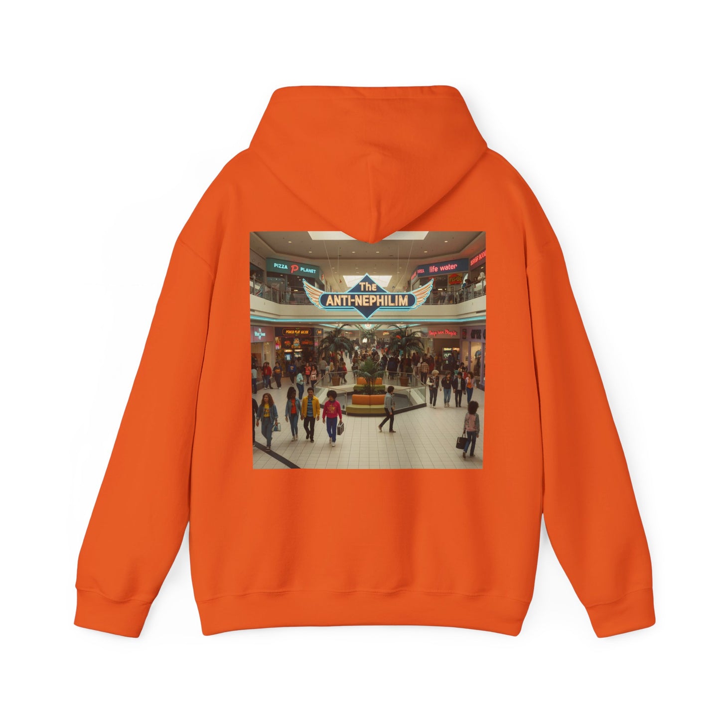 Retro mall anti nephilim hoodie (unisex), Kirk Ave. Apparel