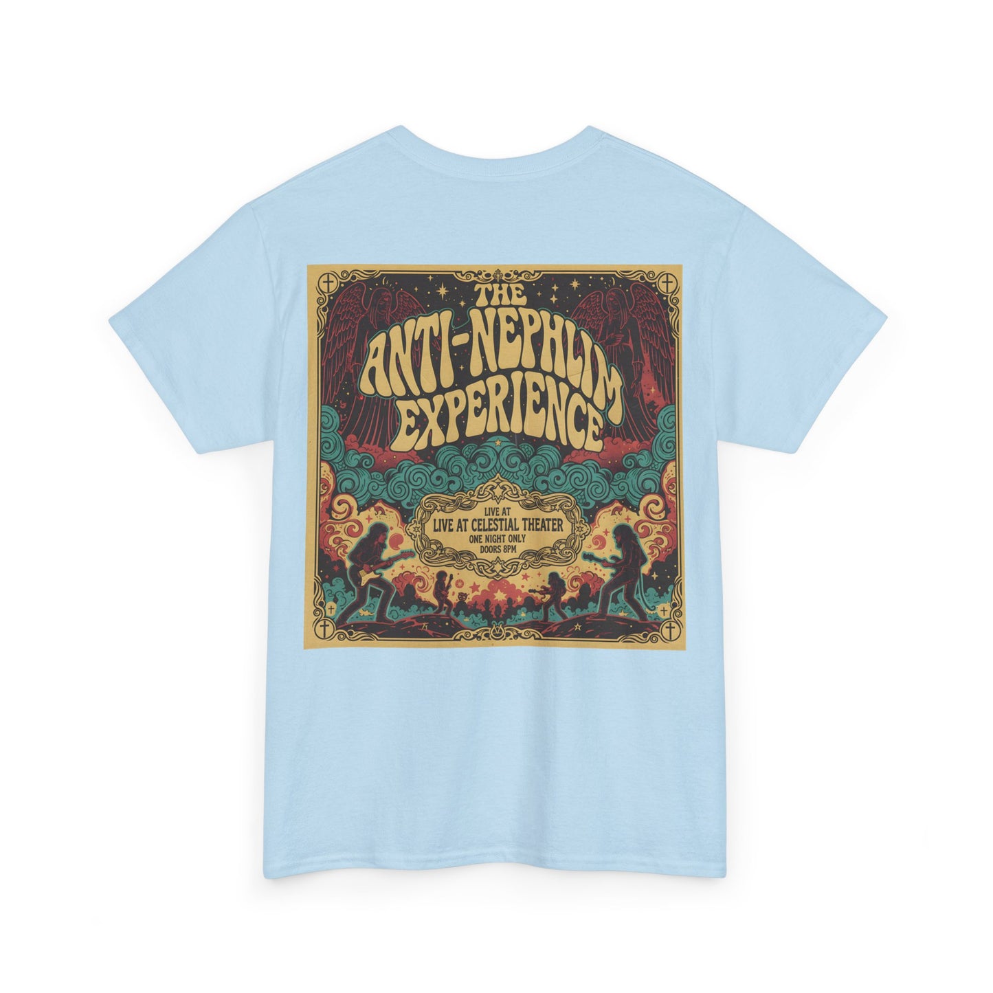 Retro concert poster anti nephilim t shirt (unisex), Kirk Ave. Apparel