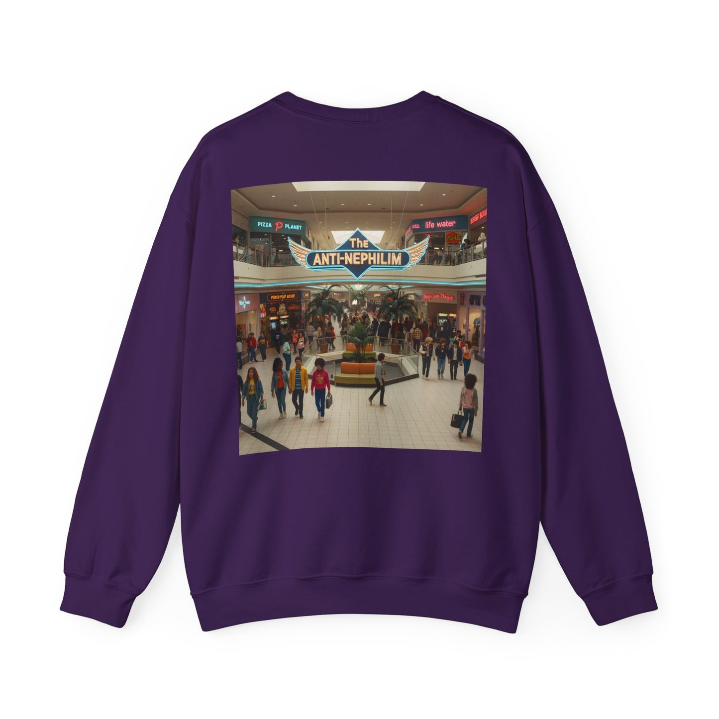 Retro mall anti nephilim sweatshirt (unisex), Kirk Ave. Apparel