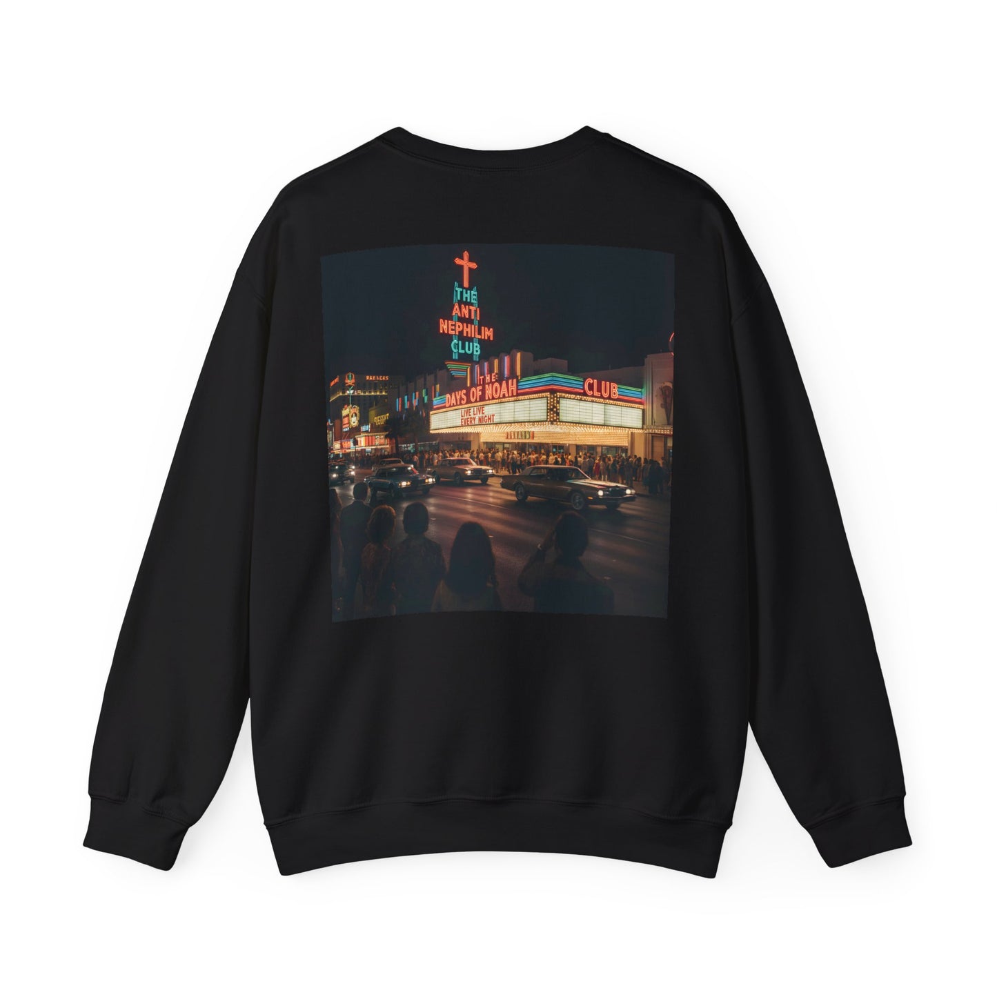 Vintage casino anti nephilim sweatshirt (unisex), Kirk Ave. Apparel