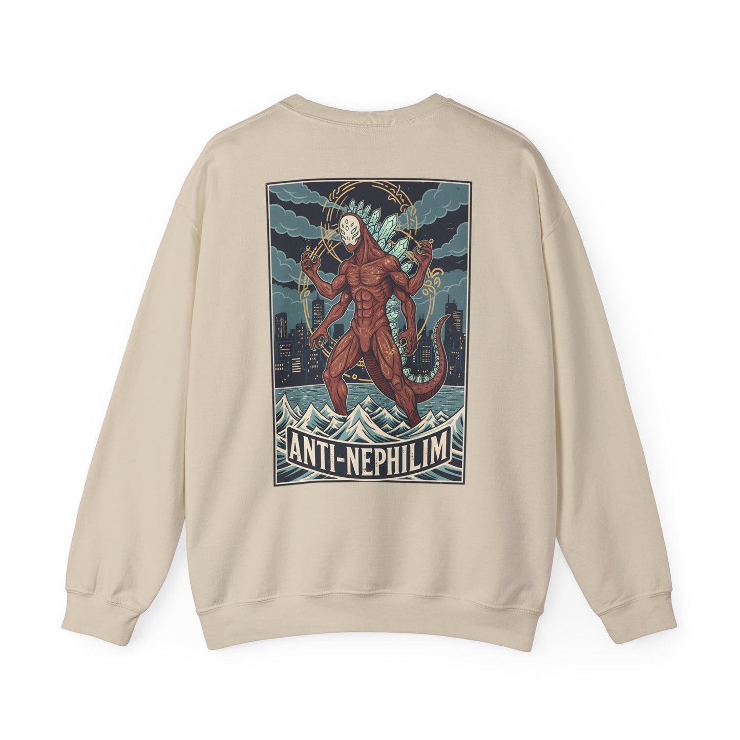 Kaiju anti nephilim sweatshirt (unisex), Kirk Ave. Apparel
