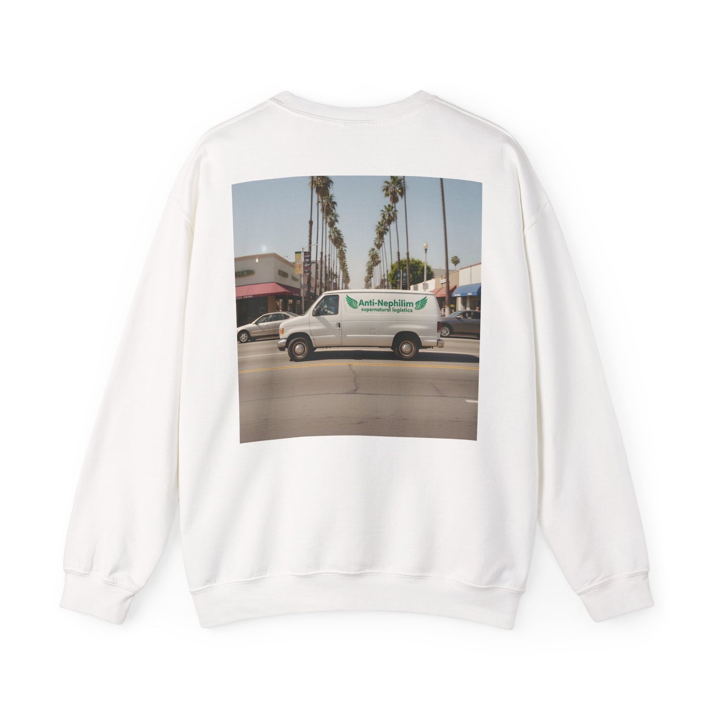 90s California Van anti-nephilim sweatshirt (unisex), Kirk Ave. Apparel