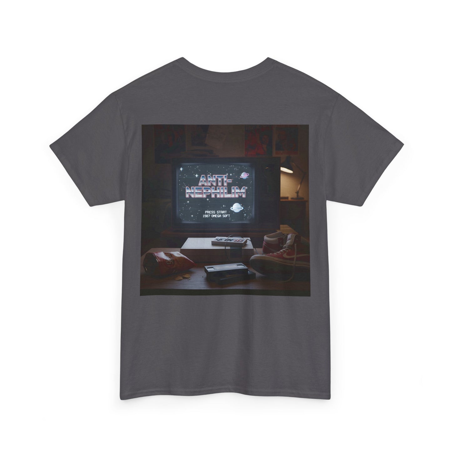 Retro gamer anti-nephilim t shirt (unisex), Kirk Ave. Apparel